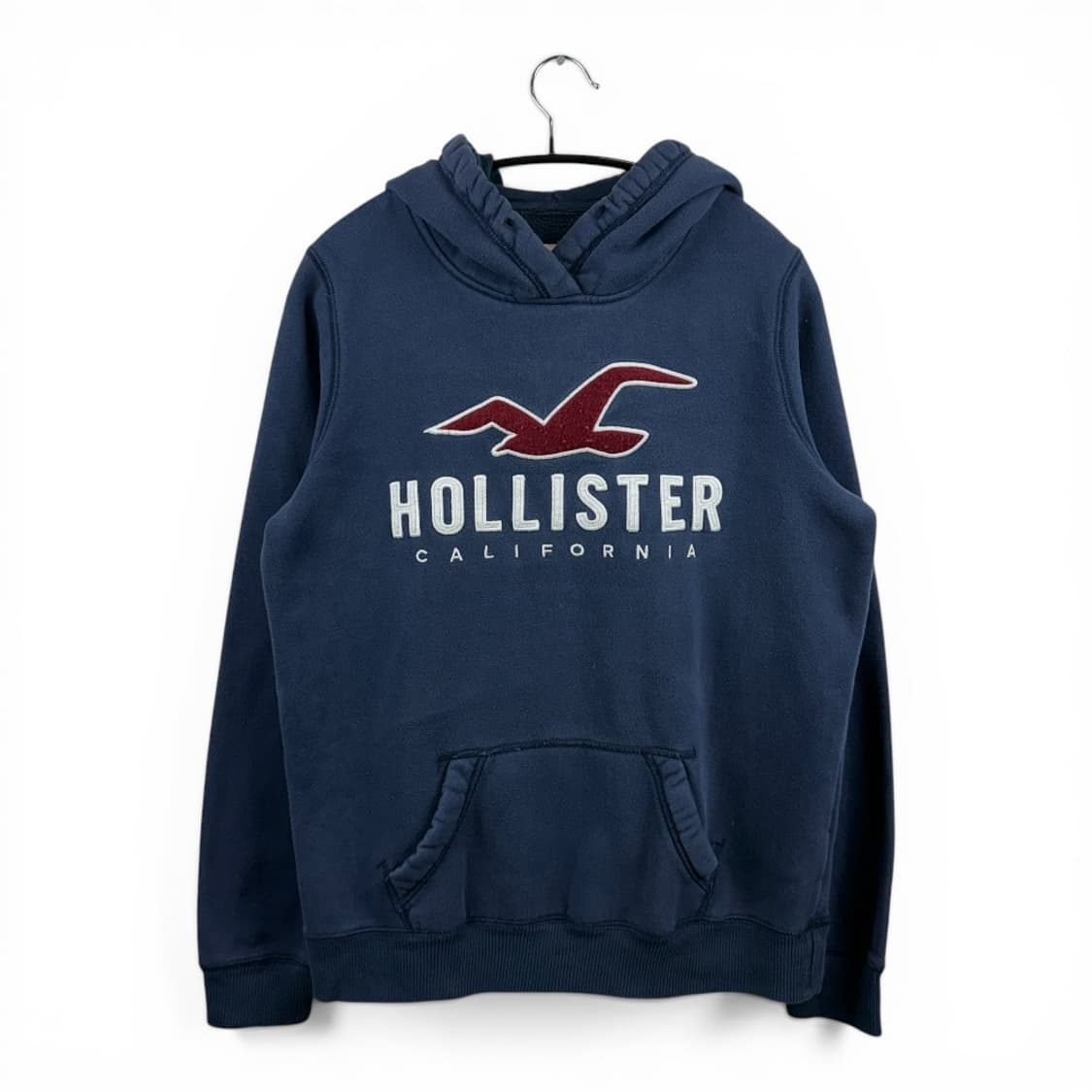 (M) 홀리스터 빅로고 후드 티 네이비 상품이미지1