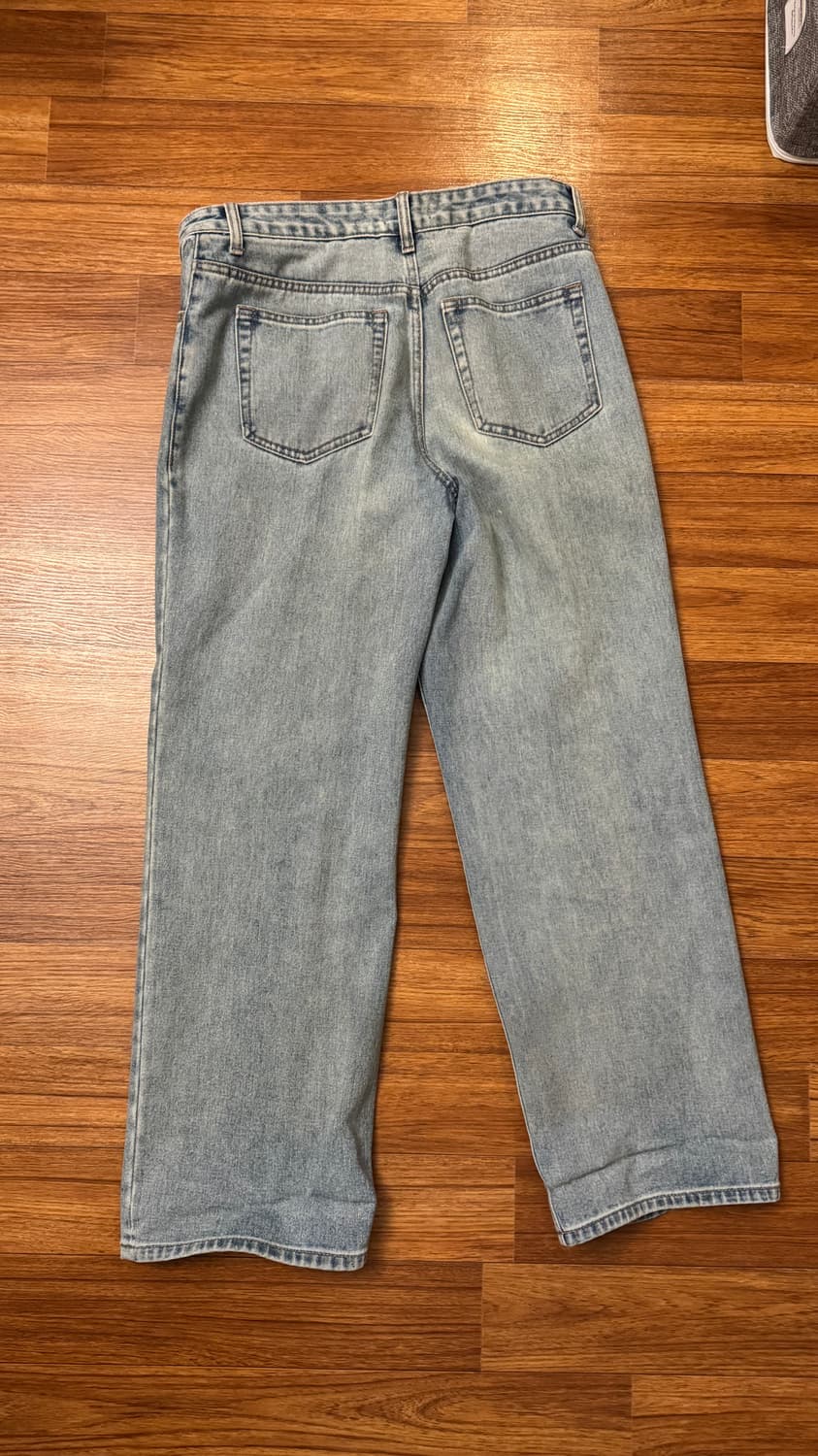 무신사 스탠다드 데님 팬츠 라이트 인디고 상품이미지2