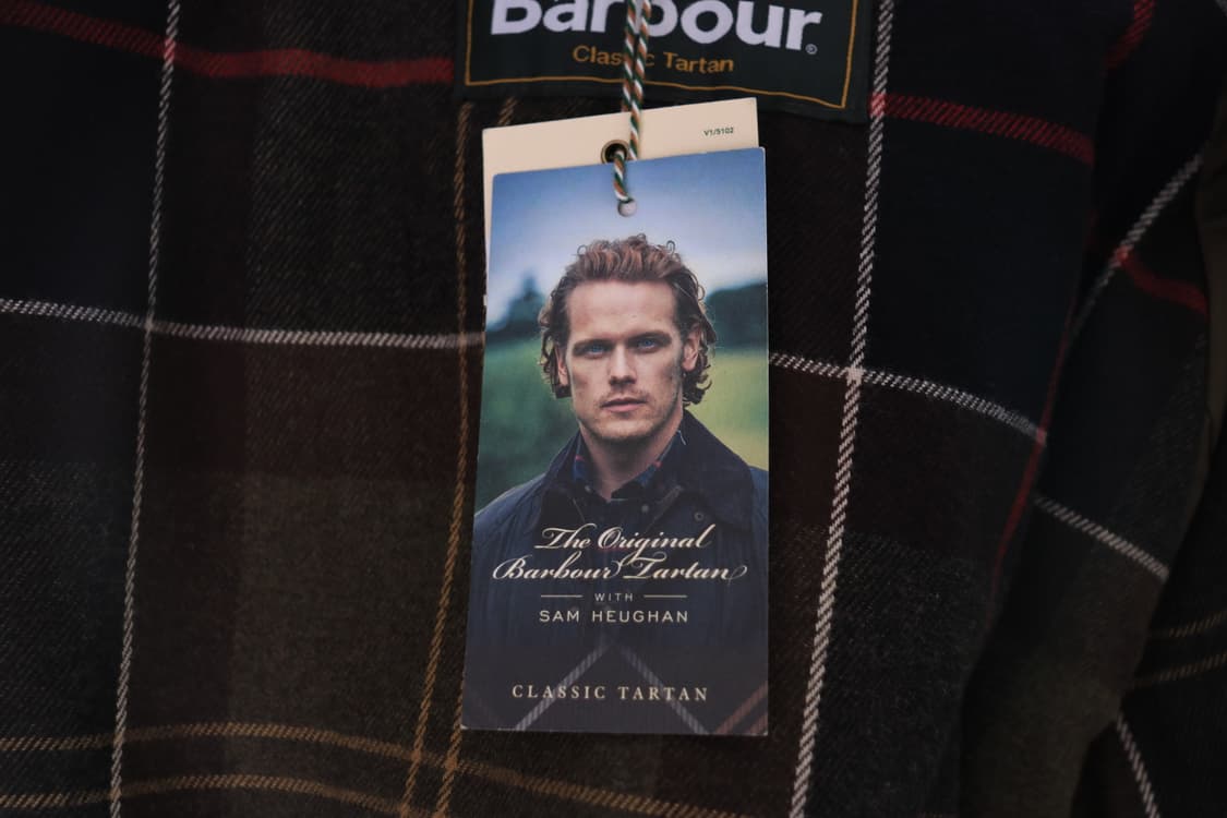 새상품 바버 헌팅 자켓 (S) 상품이미지9