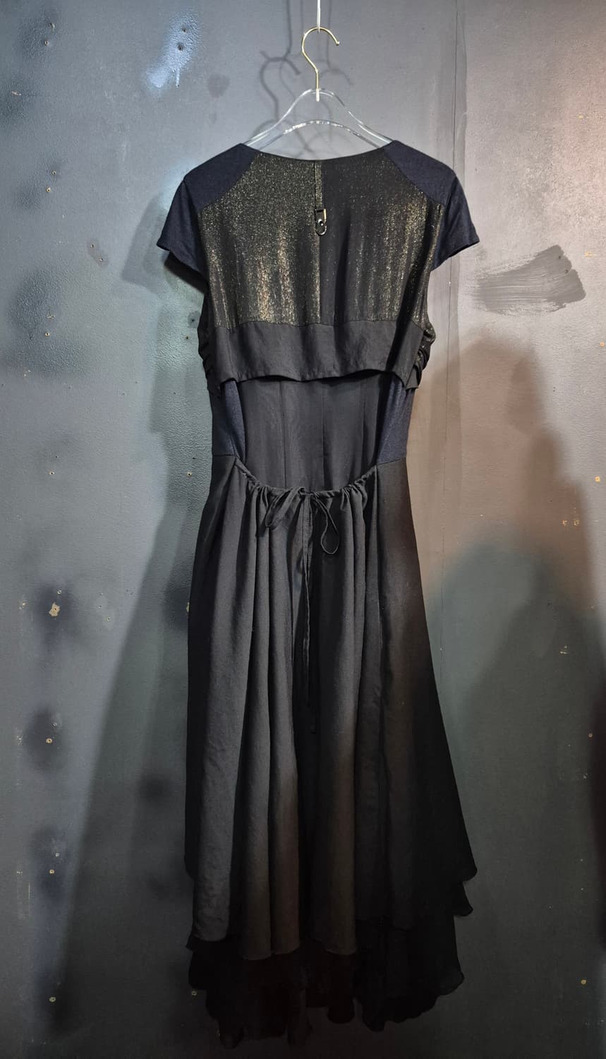 디자이너 DOHYUN 블랙 프릴 원피스 S 상품이미지2