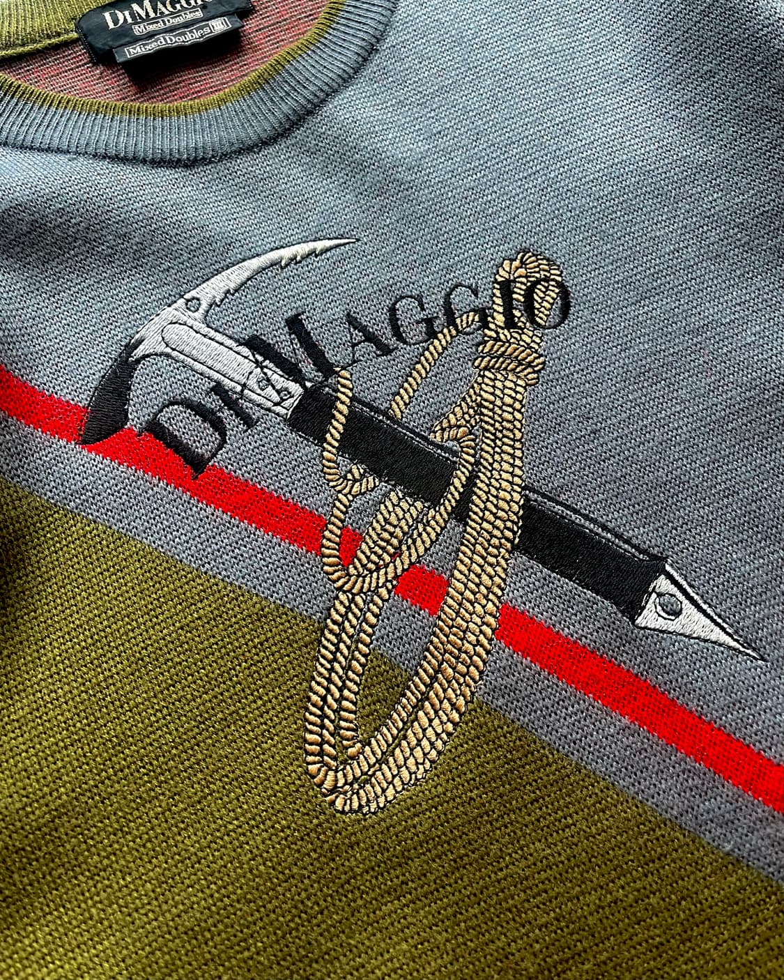 DI MAGGIO Mixed Doubles Emroidery Knit 상품이미지5