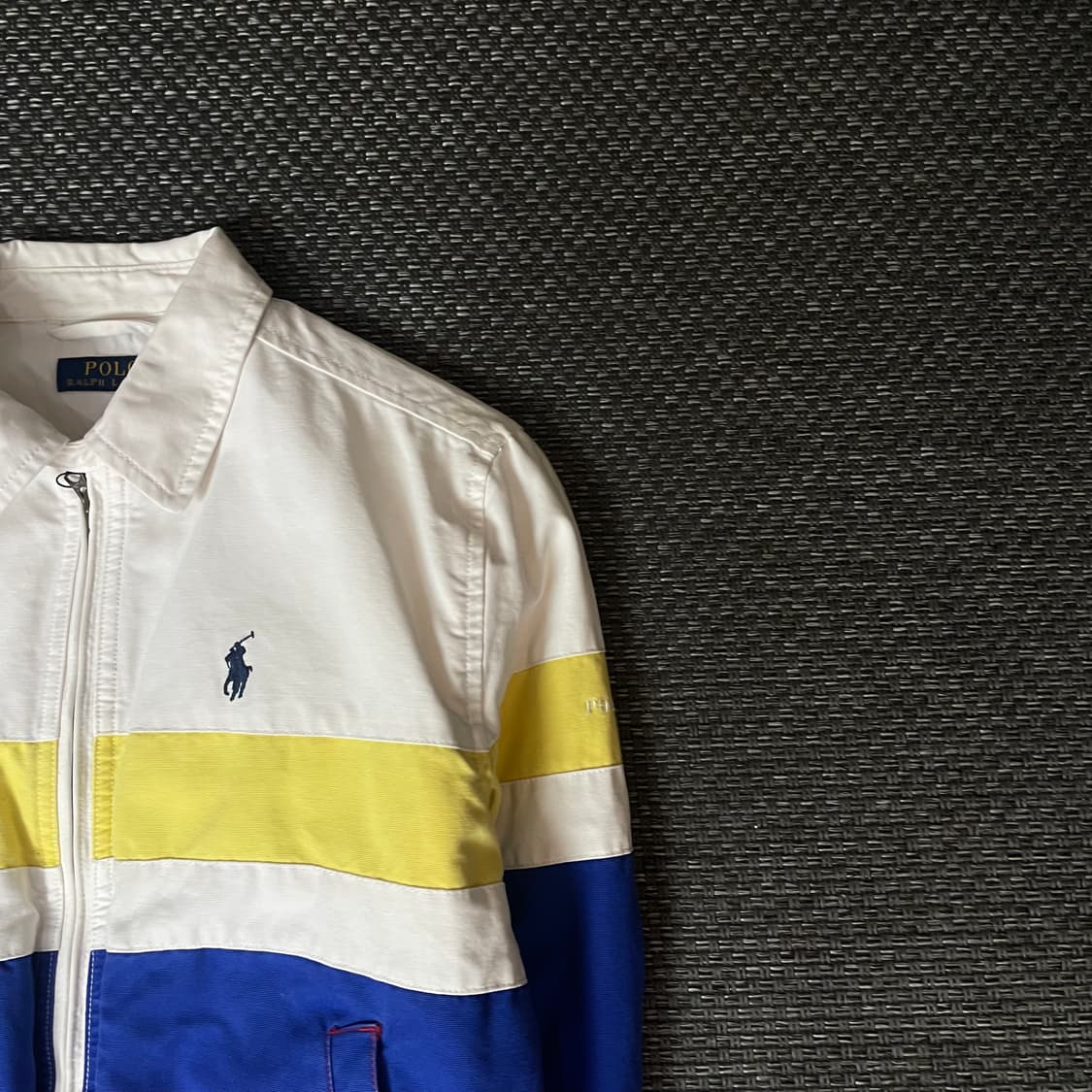 폴로랄프로렌 삼색 단가라 숏자켓 S 상품이미지3