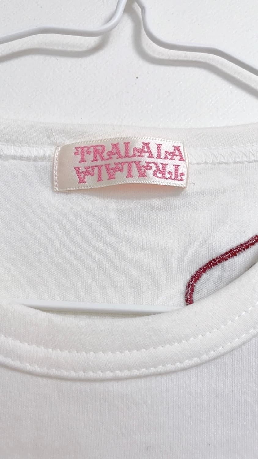 Tralala 트랄라라 캐캐체 반팔 딱붙탑 갸루 오네갸루 조지후쿠 상품이미지5