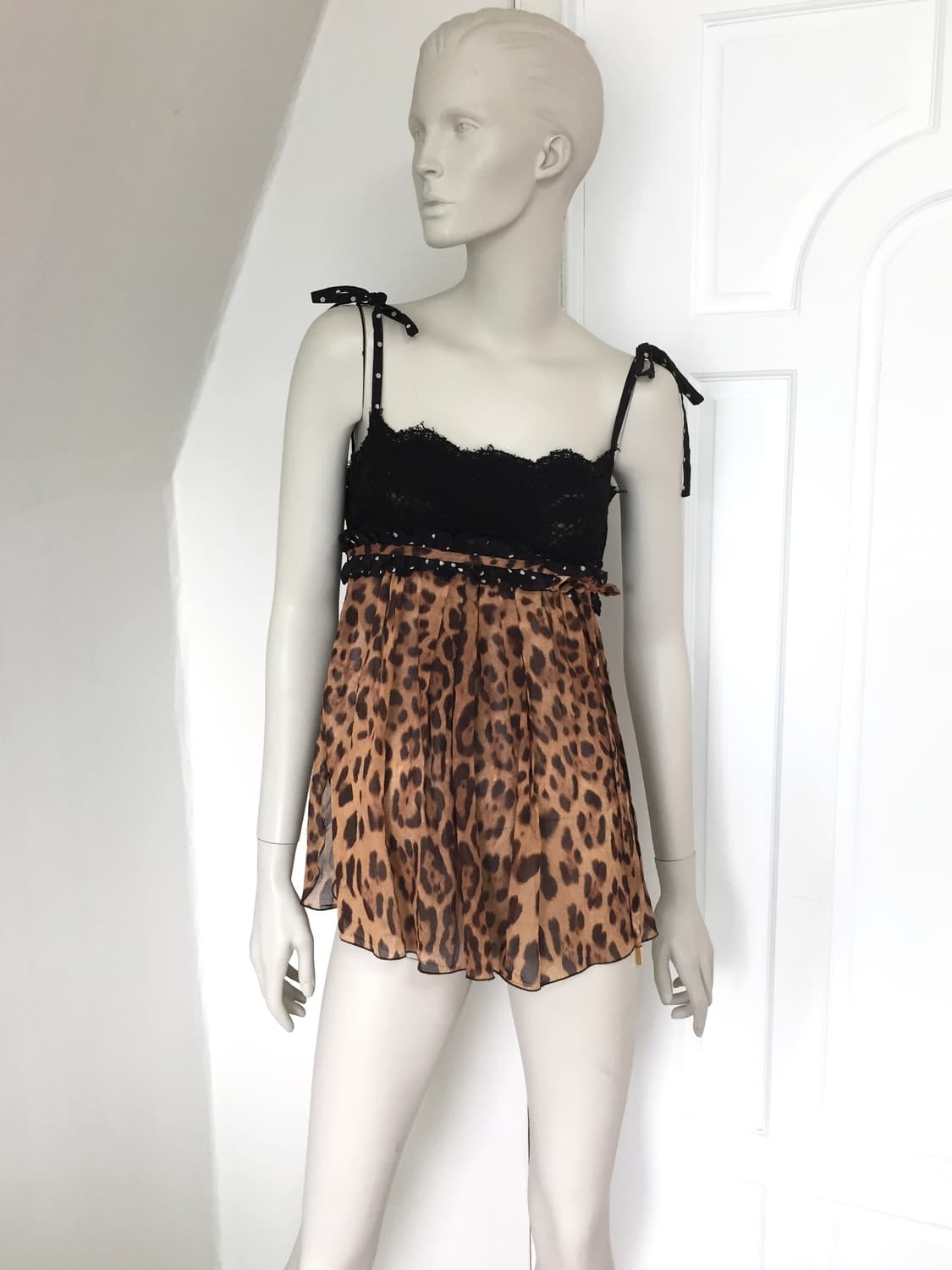 Dolce & Gabbana Leopard Lingerie Top 상품이미지3