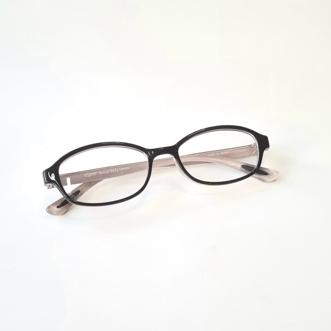 데드스탁 스몰사이즈 레트로안구 투톤 뿔테 375 상품이미지1