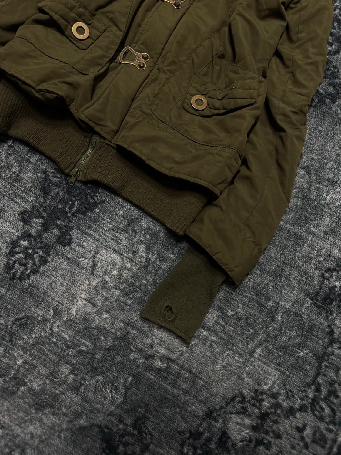 Sly 00s archive trimming fur military ja 상품이미지5