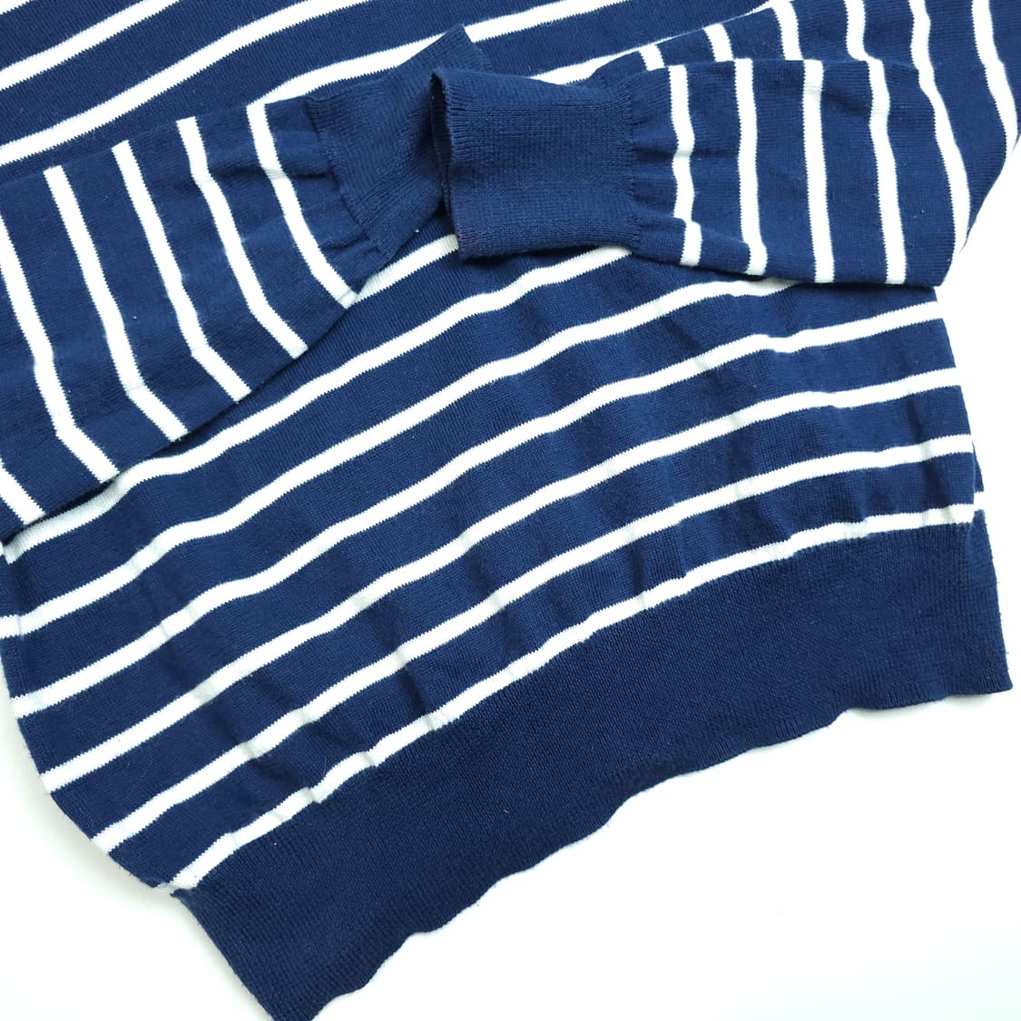 [택포]폴로 피마코튼 브이넥 니트 L 상품이미지7