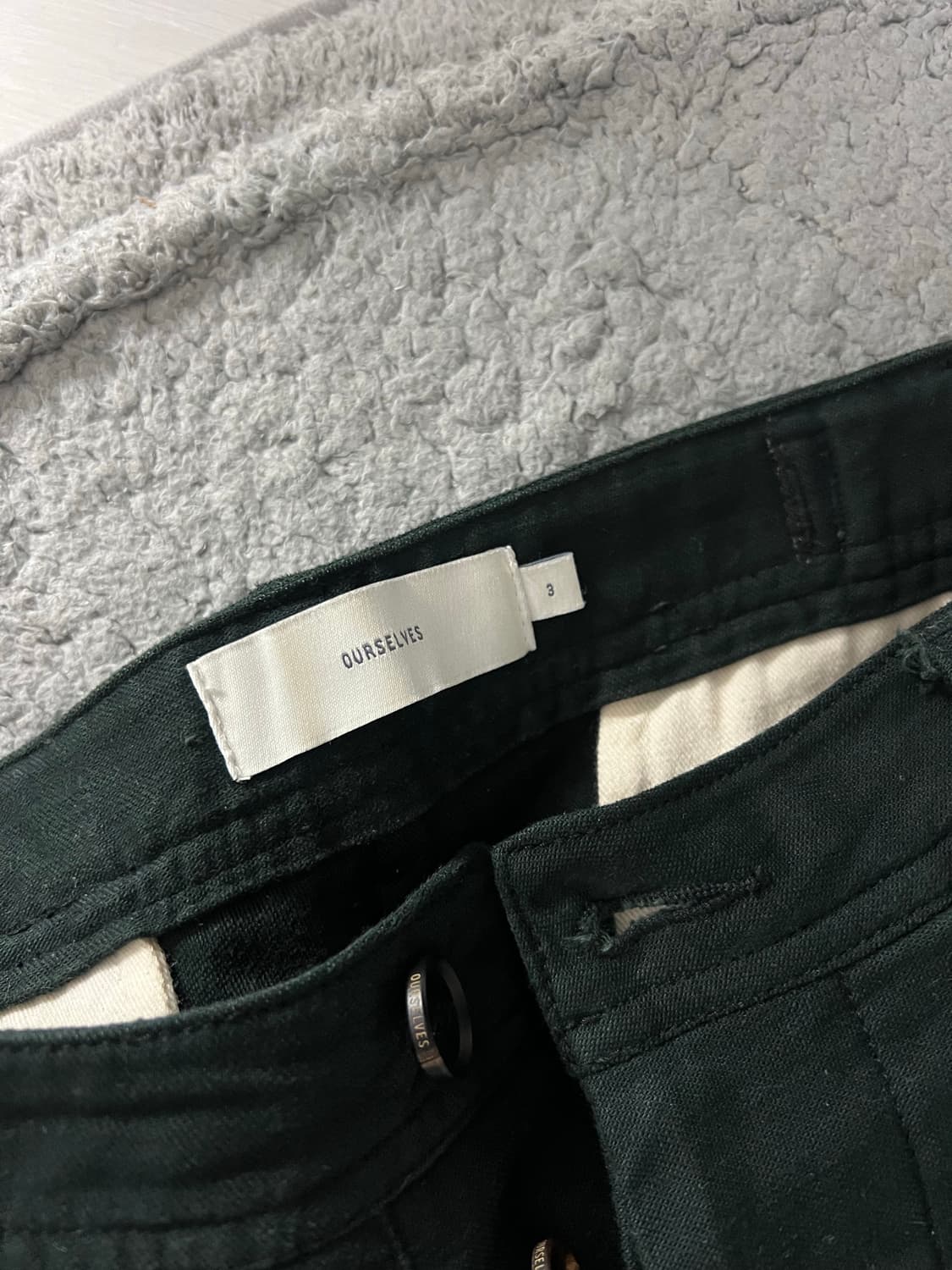 아워셀브스 백사틴 B.D.U 팬츠 블랙 3사이즈 상품이미지2