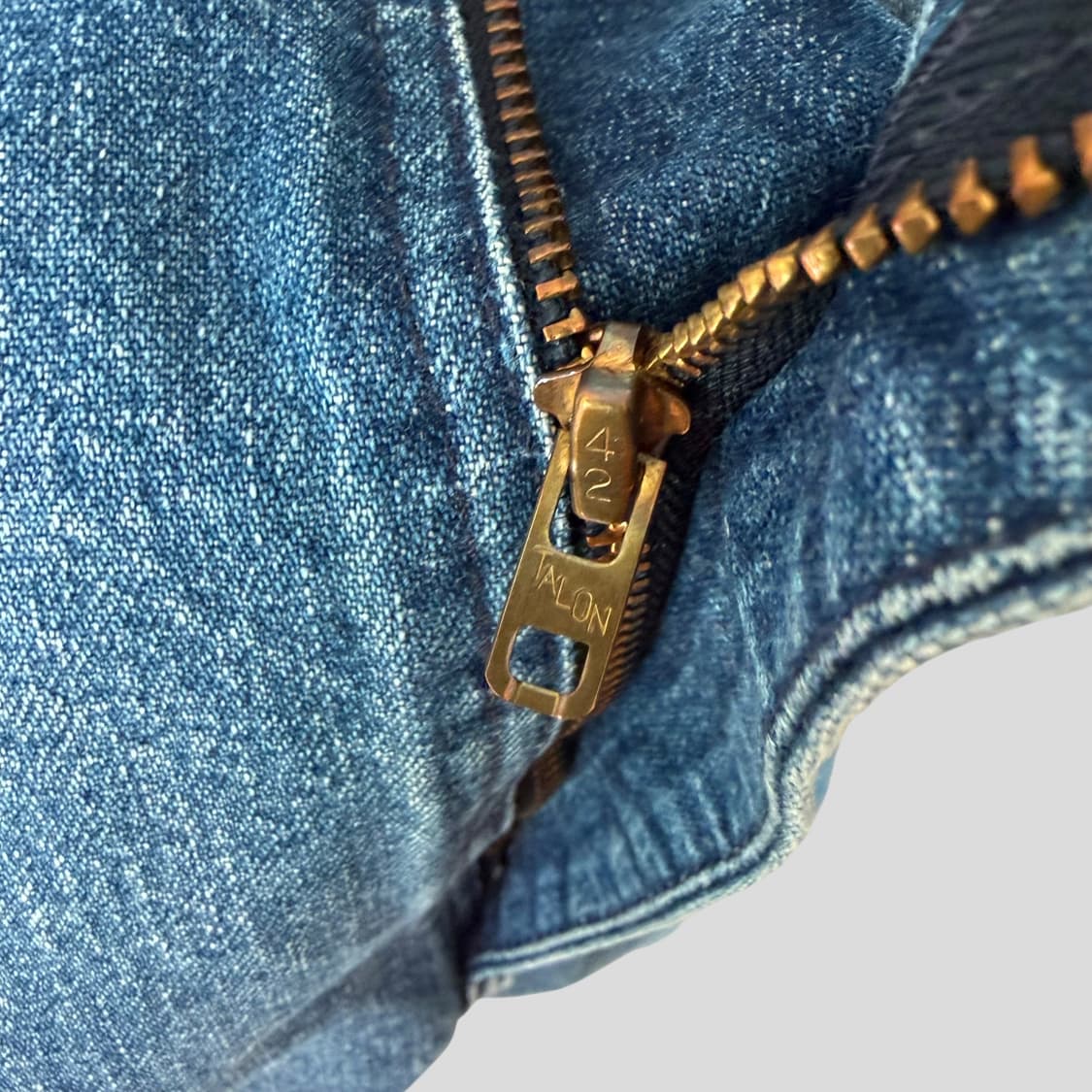 (34)80-90s JCPenney 투턱 와이드 데님팬츠 상품이미지4