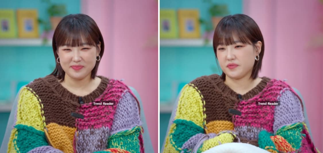 로이나인 멀티컬러 스퀘어 니트 - 브라이언, 이은지 니트, 김아영 니트  상품이미지2