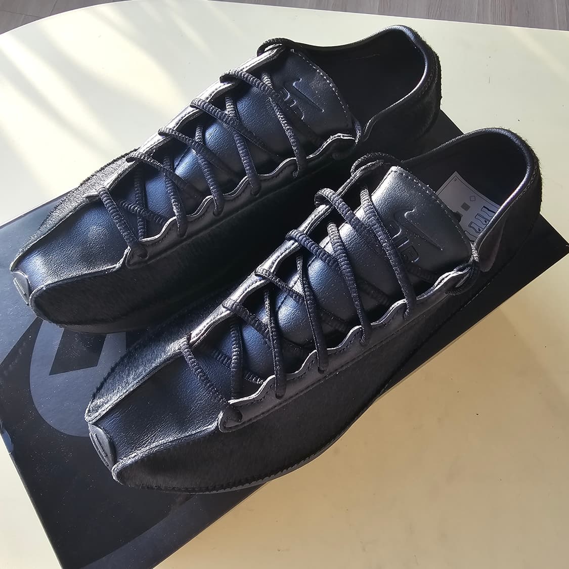 260 새제품) (W) 나이키 에어 슈퍼플라이 블랙 앤 오프 누아르 상품이미지3