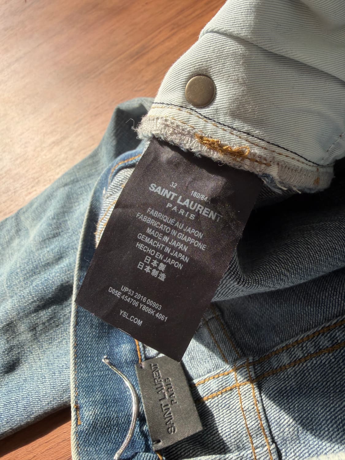 생로랑 17SS 데미지 데님 팬츠 상품이미지10