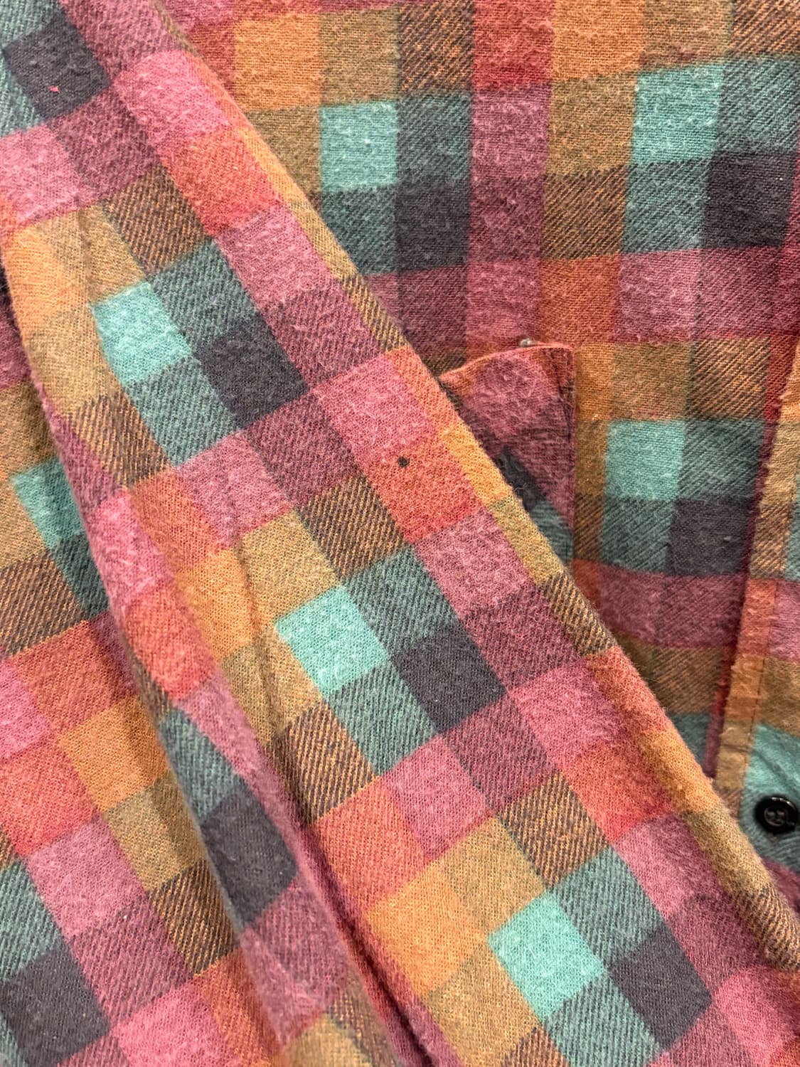 90s Dickies 디키즈 플란넬 체크 셔츠 상품이미지8