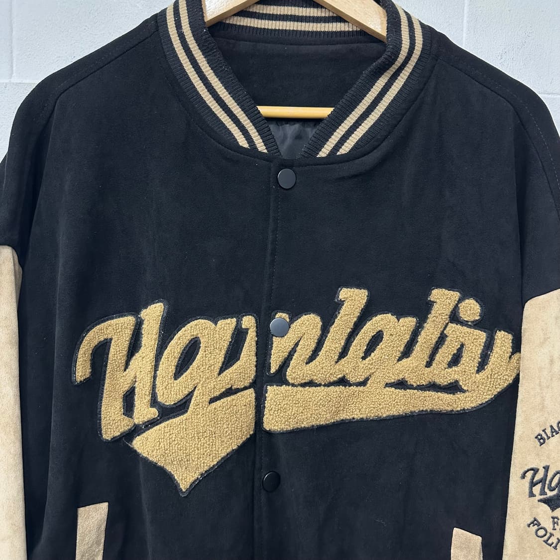 빈티지 스웨이드 바시티 자켓 상품이미지2