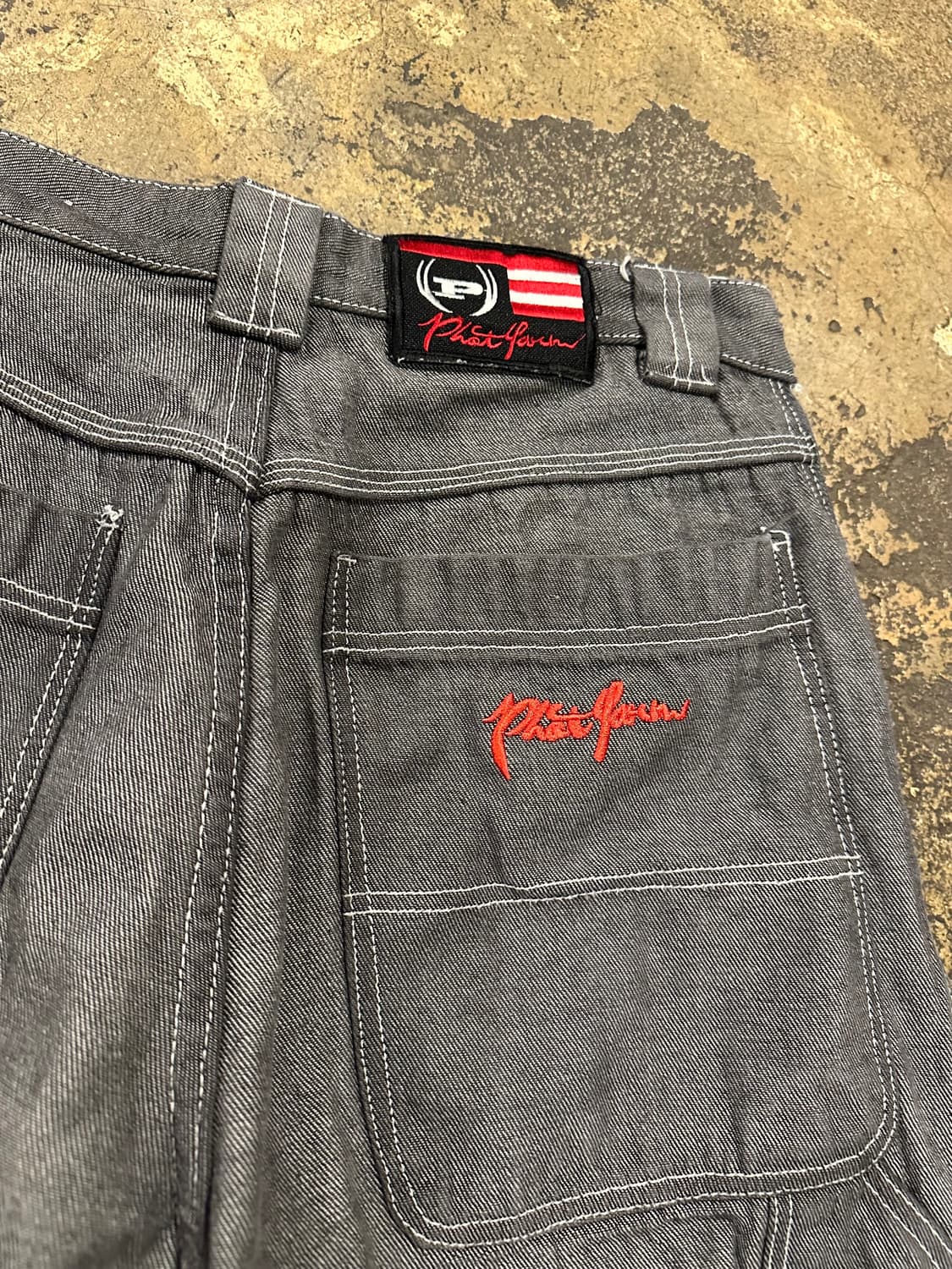 빈티지 펫팜 데님 반바지  상품이미지5