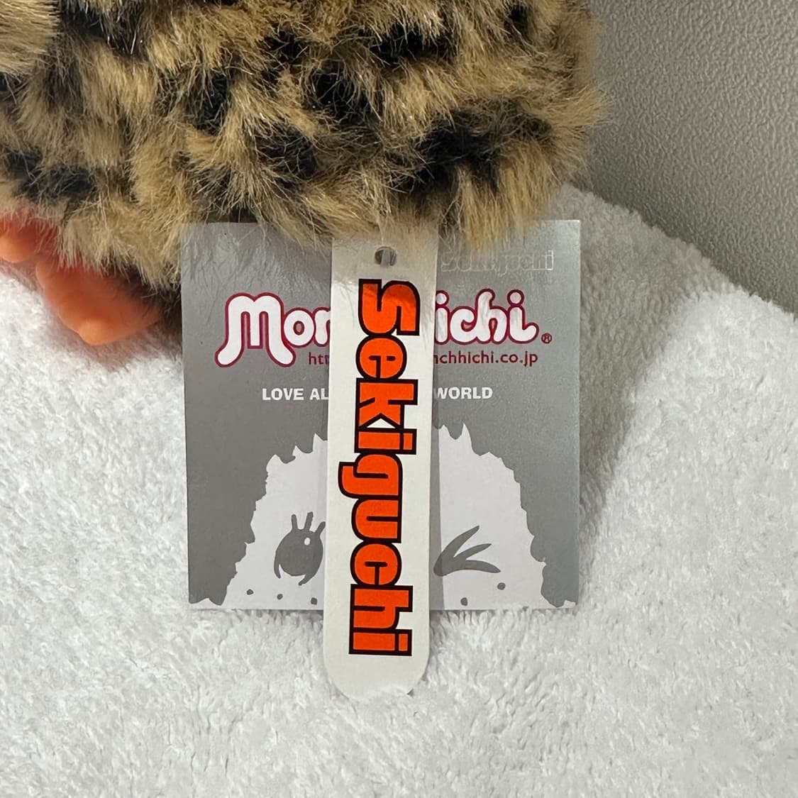 몬치치 고양이 호피 레오파드 망토 브라운 상품이미지4