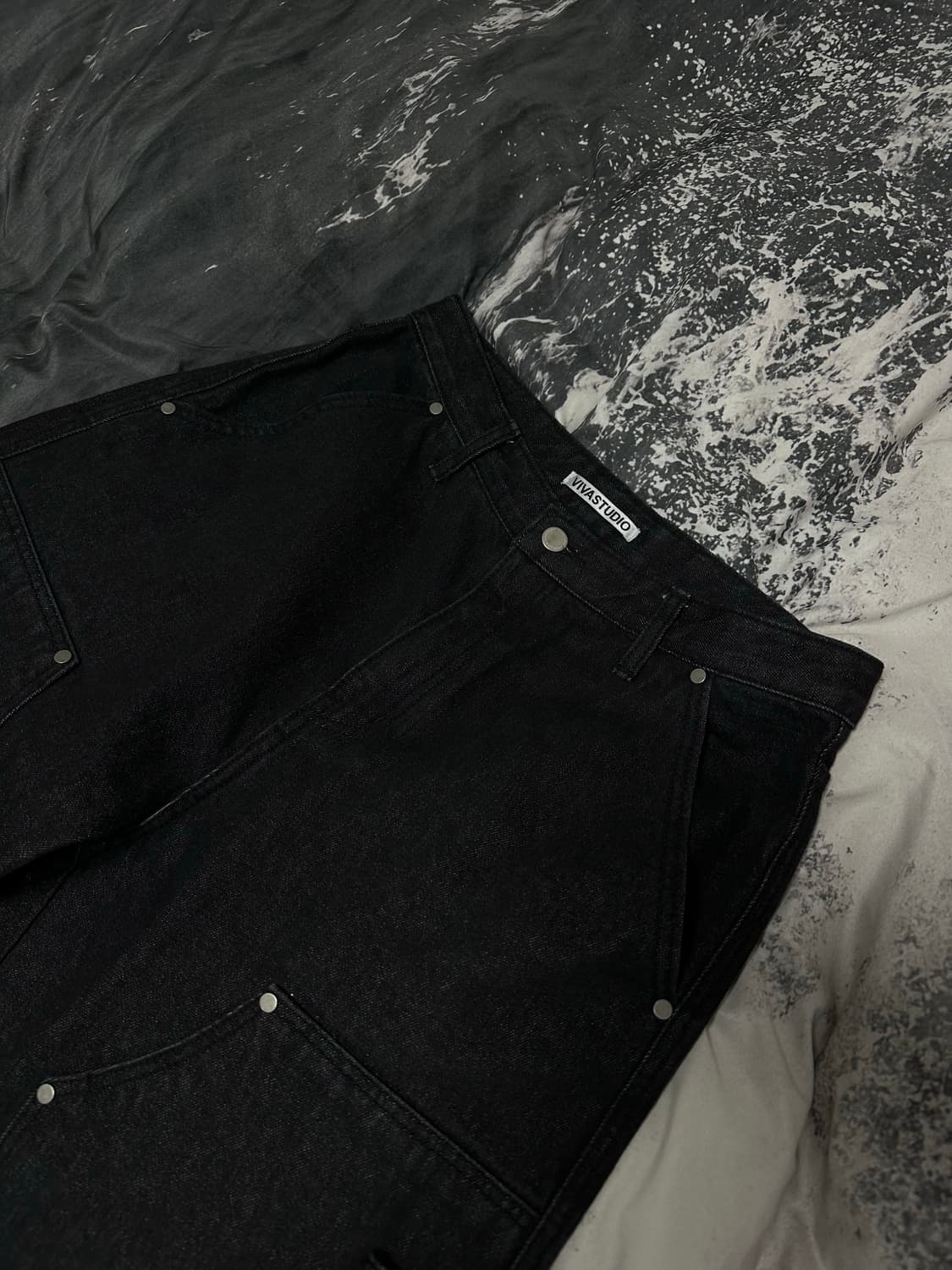 비바스튜디오 CARPENTER PANTS [BLACK] M 카펜터 상품이미지7