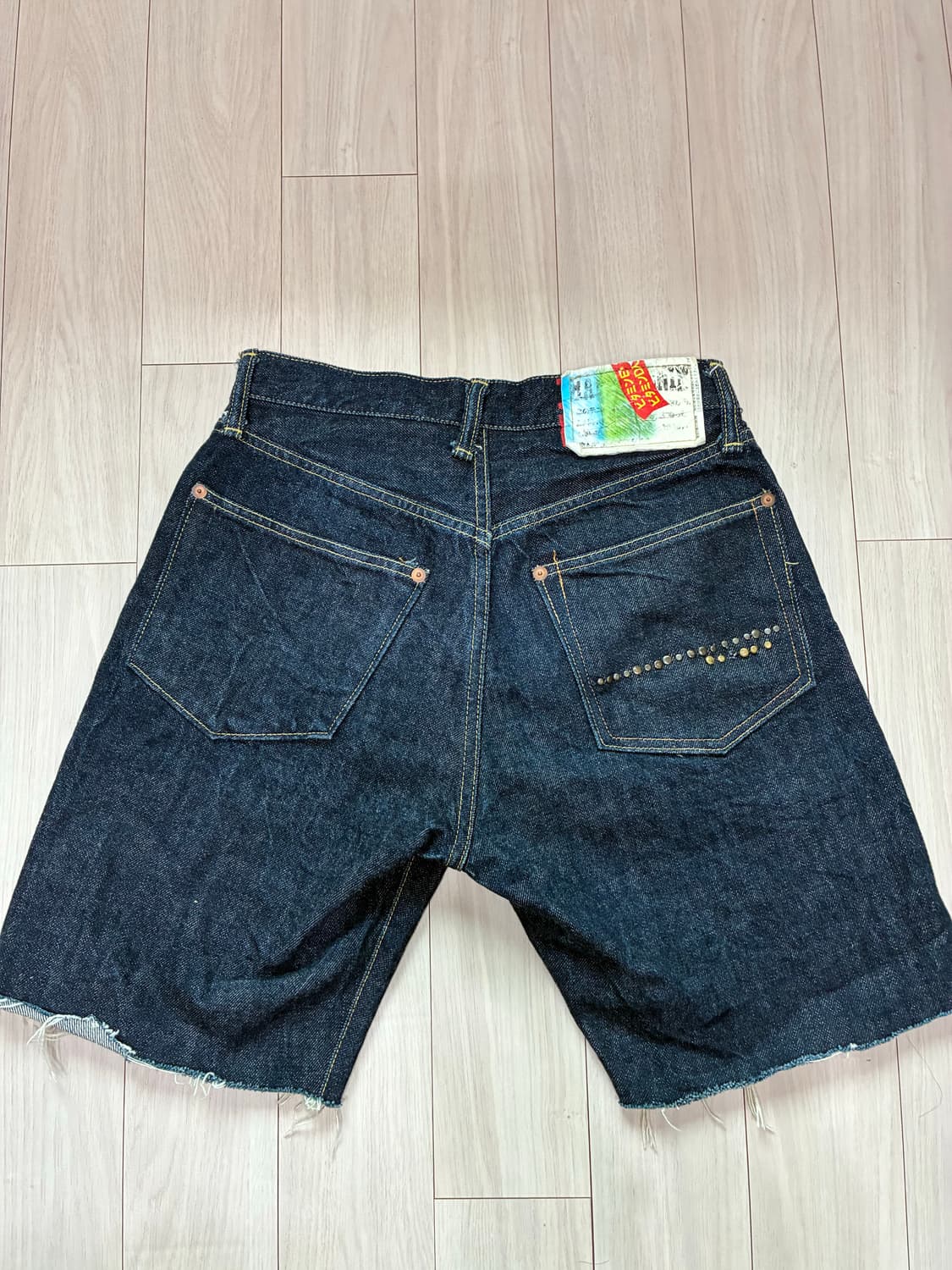 [초희귀 아카이브] Kapital 초기 모델 데님 쇼츠 (26인치 / K 상품이미지2