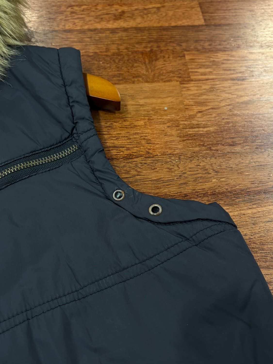 빈티지 퍼 패딩조끼 상품이미지9