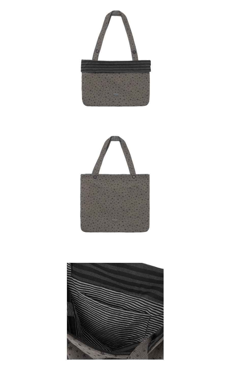 무음 플립 슬리브 숄더백 차콜 상품이미지3