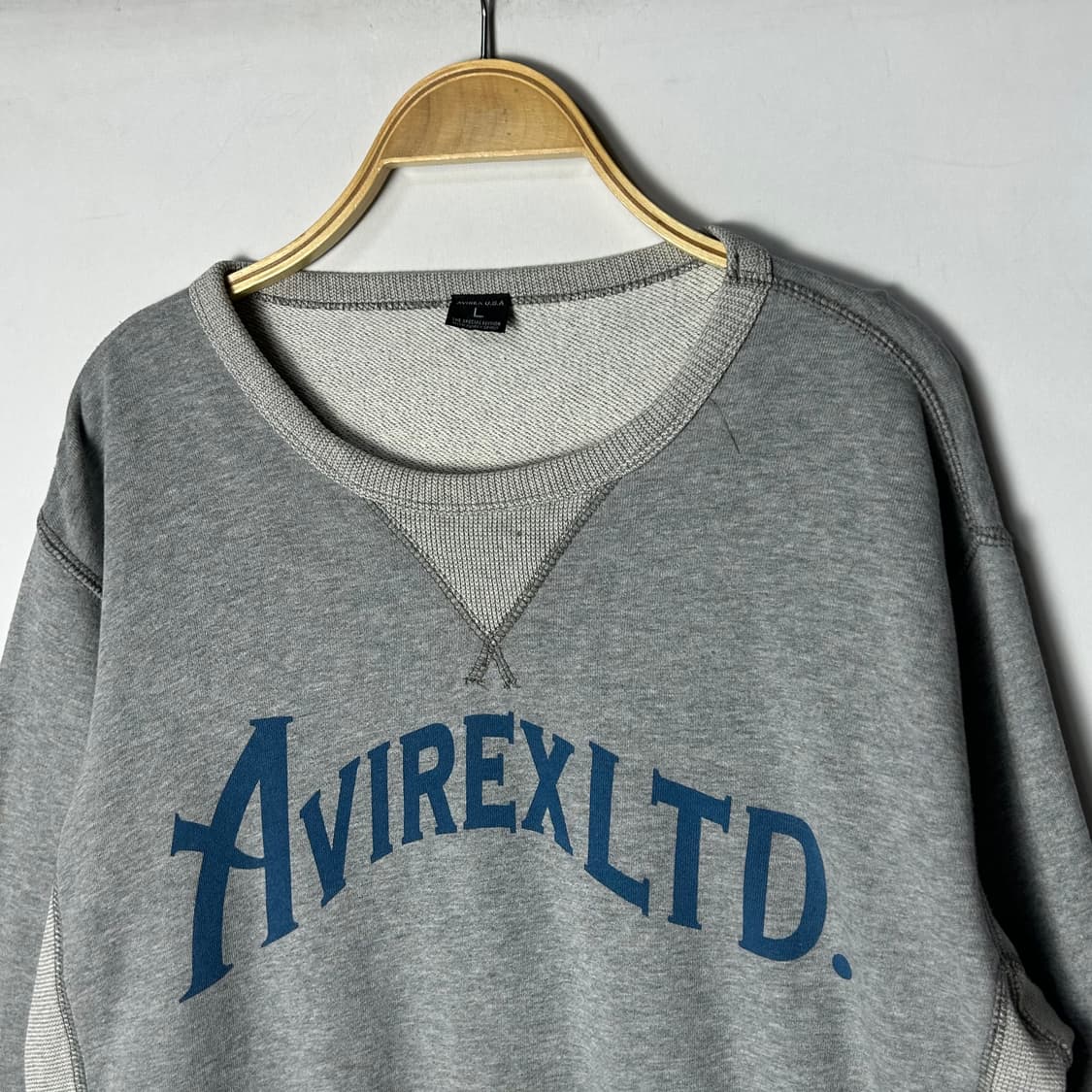 [AVIREX] U.S.A 아비렉스 레터링 스웻 맨투맨 상품이미지2