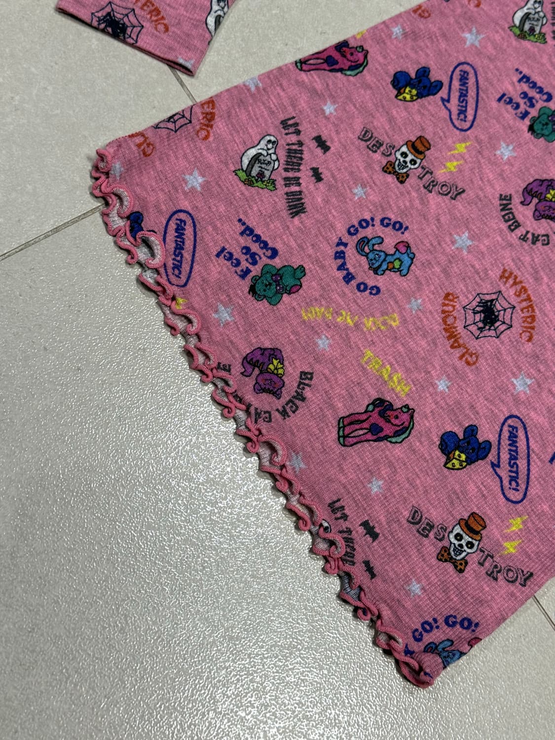 히스테릭 글래머 아카이브 귀여운 패턴 롱슬리브 새 상품 상품이미지3