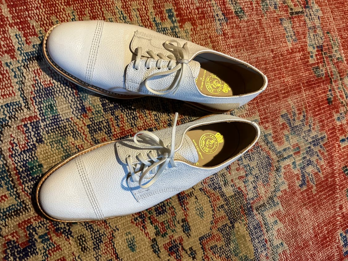 샌더스 밀리터리 더비 그레인 화이트 8 상품이미지1