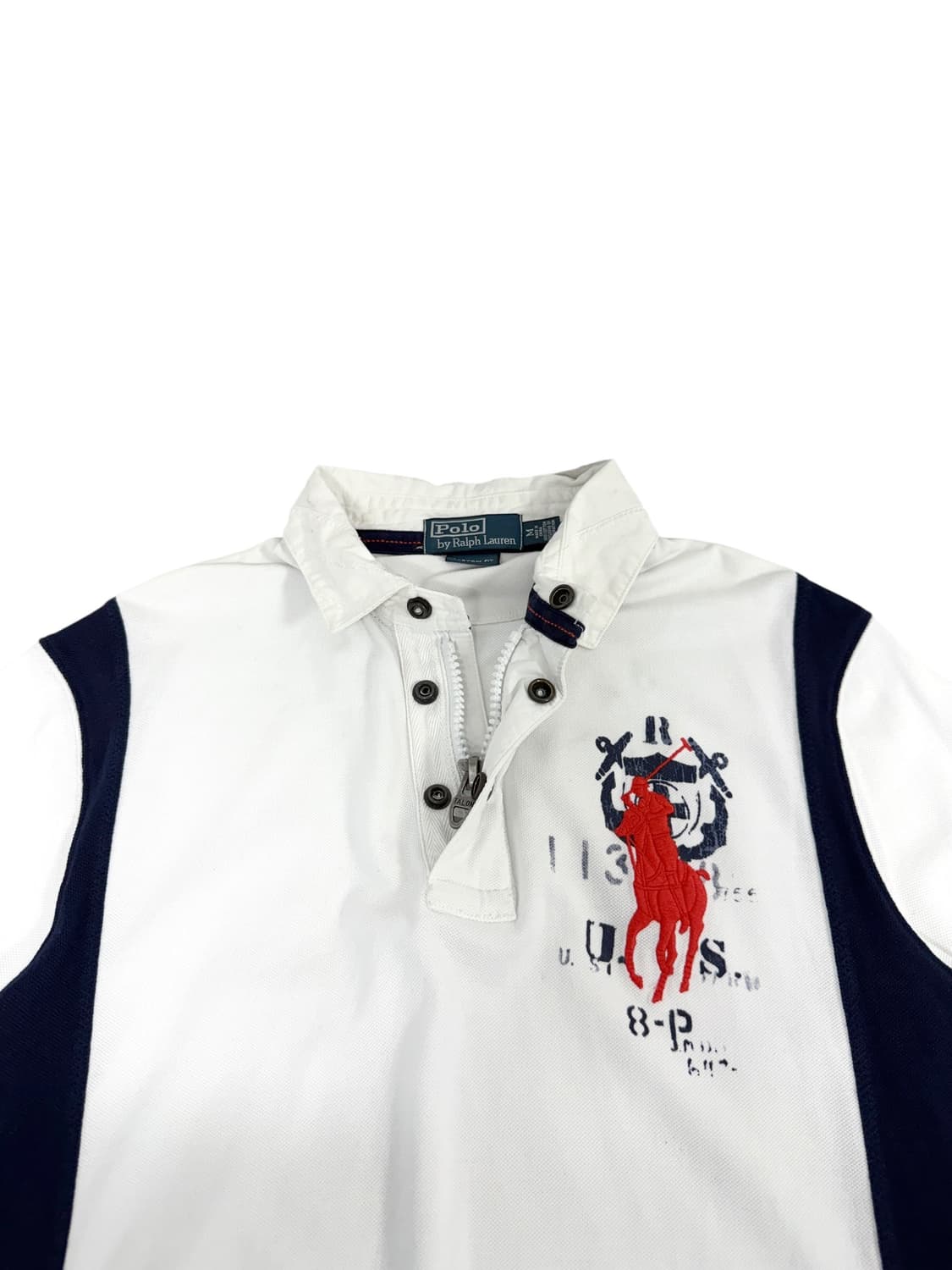 폴로 빅포니 화이트 반팔 카라티 (man m) 상품이미지2