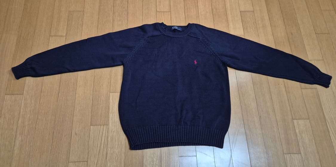 폴로 코튼 네이비 니트 상품이미지2