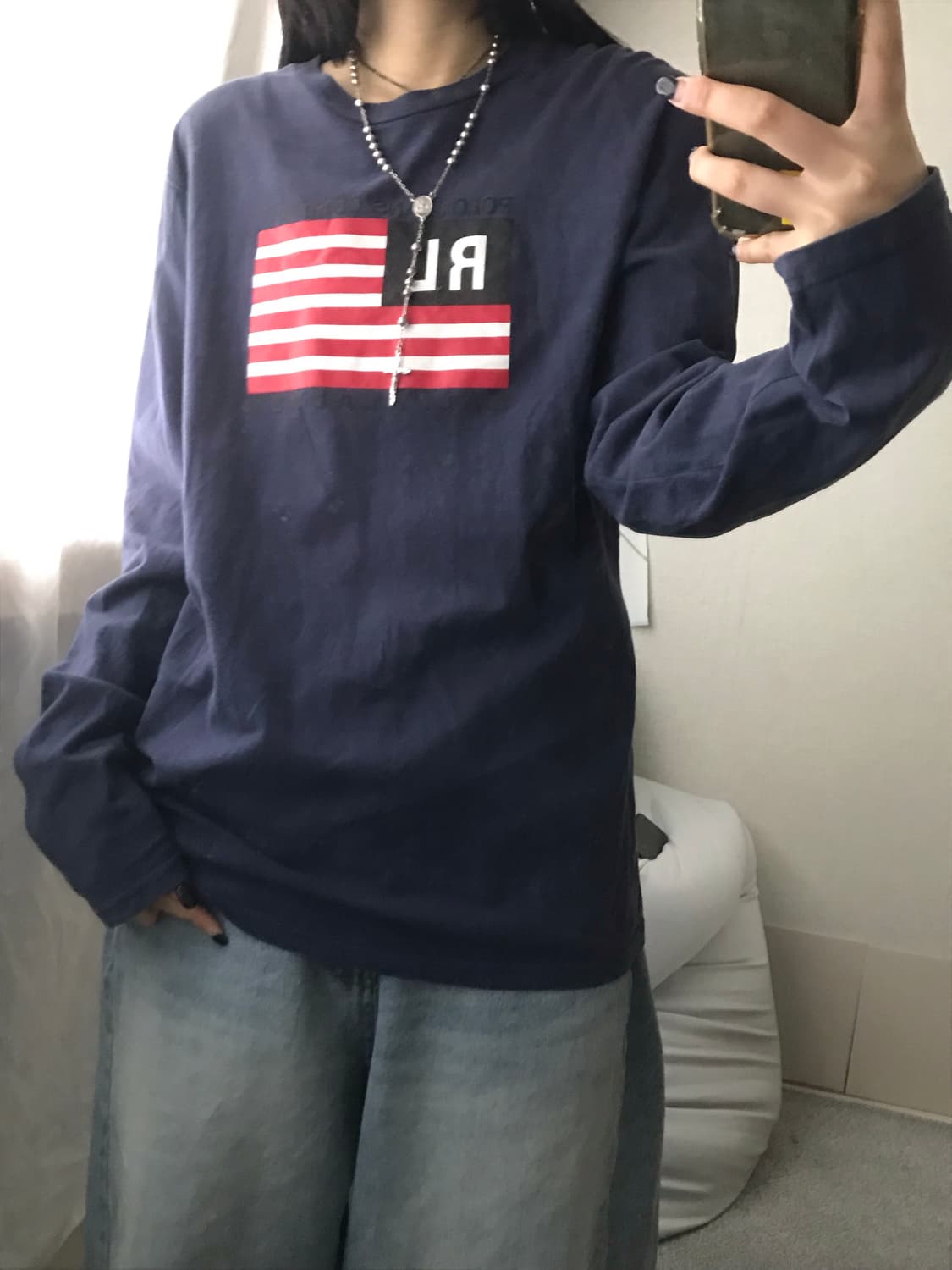 폴로 성조기 롱슬리브 상품이미지1