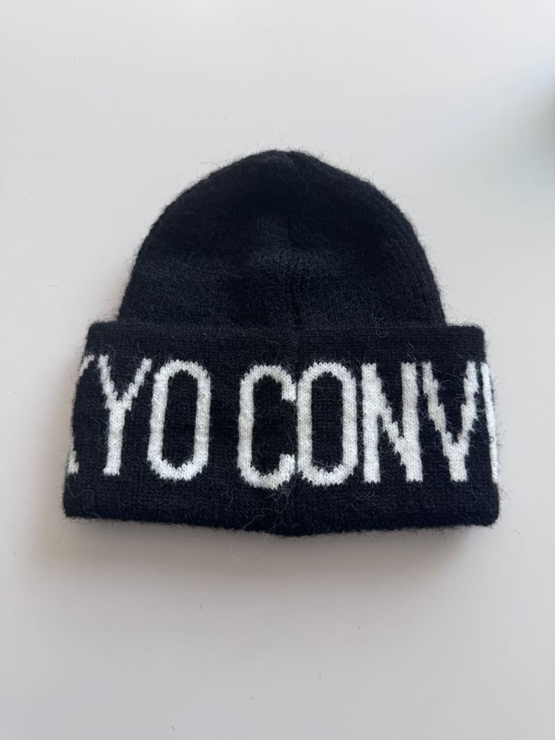 MOHIAR LIKE LOGO KNIT CAP 로고 니트 모자 상품이미지2