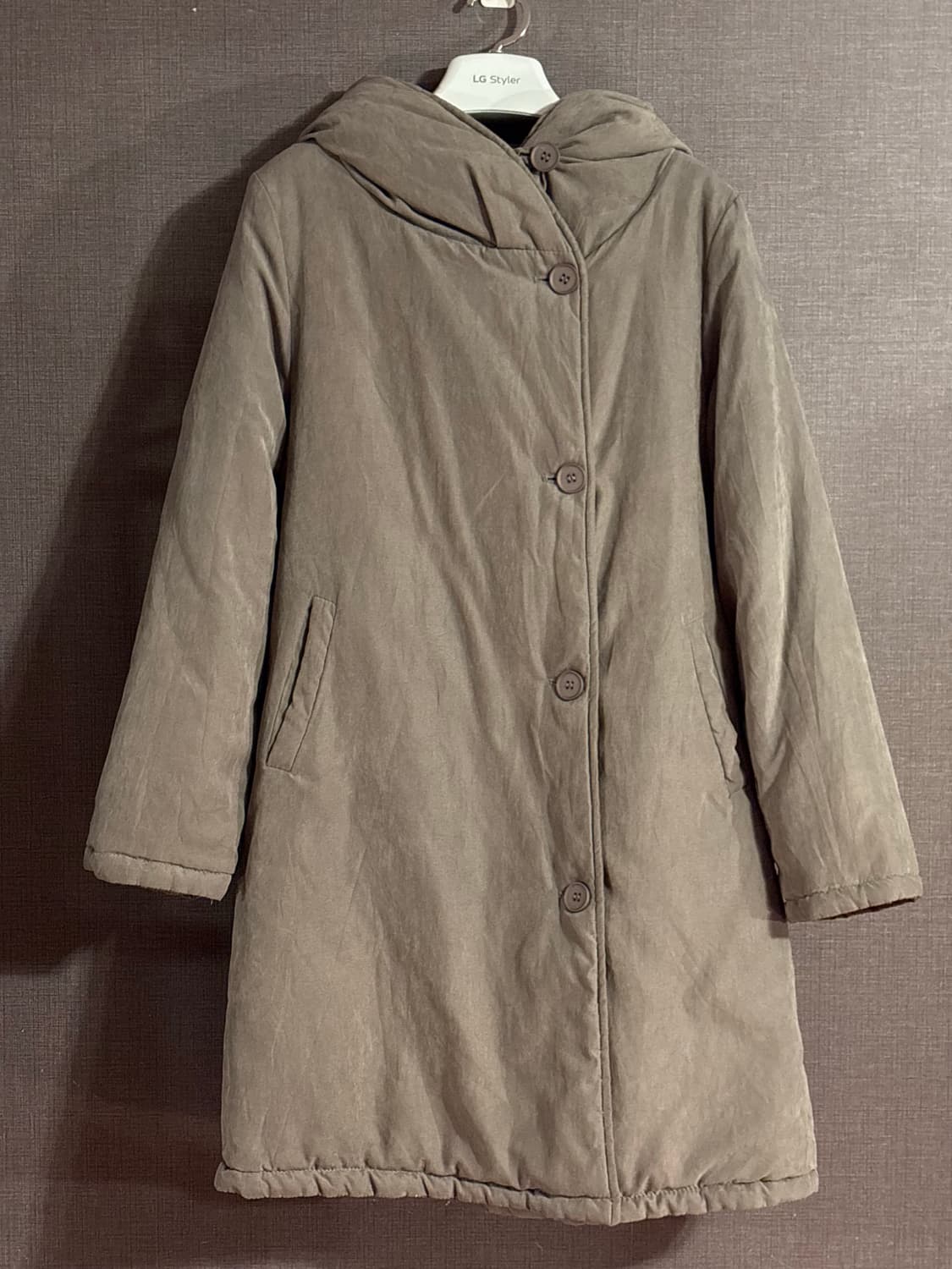 HUG.U 후드 누빔 리버시블 패딩 JAPAN 상품이미지1