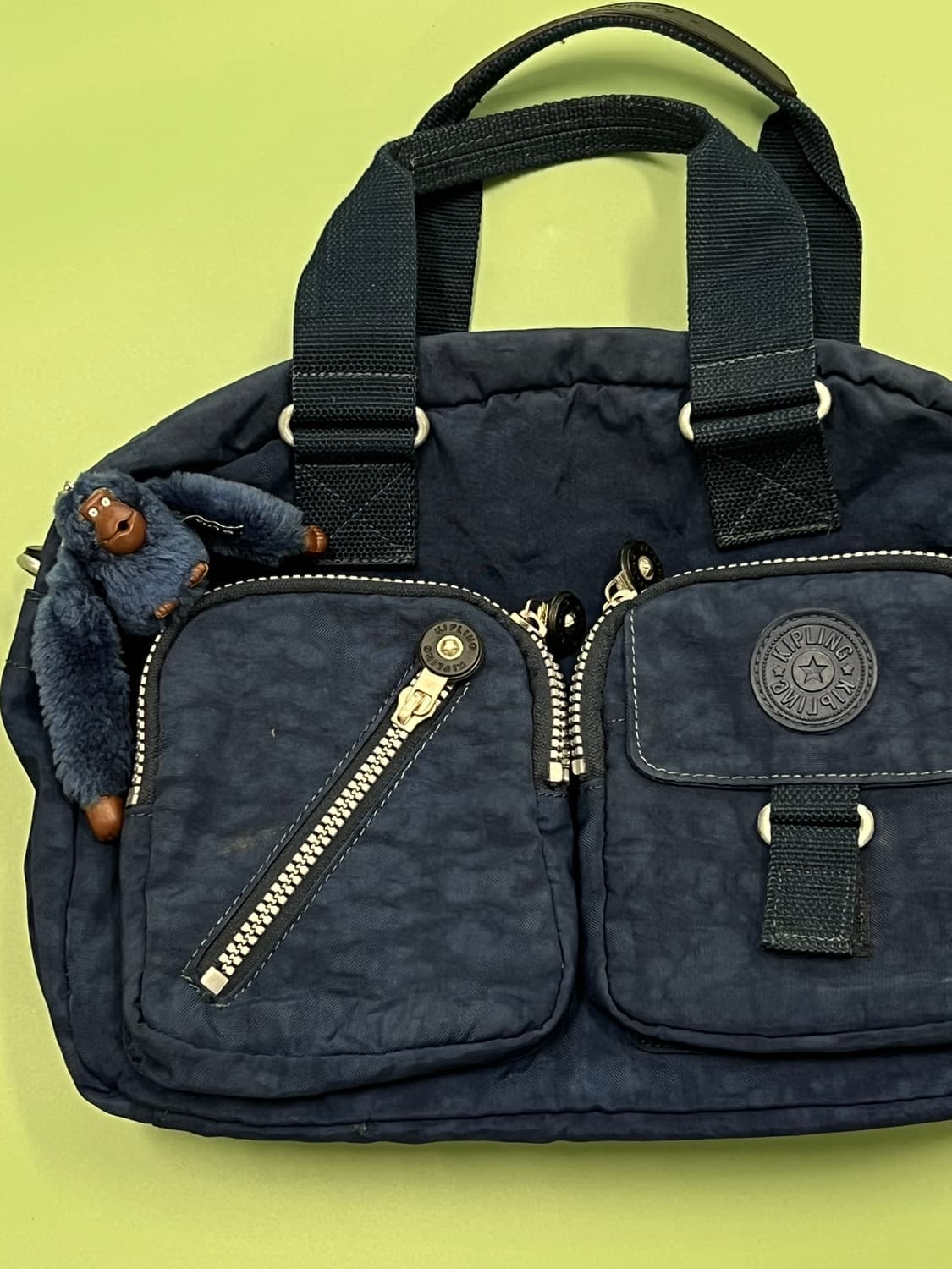 (OS) 키플링 투포켓 토트백 네이비 상품이미지2