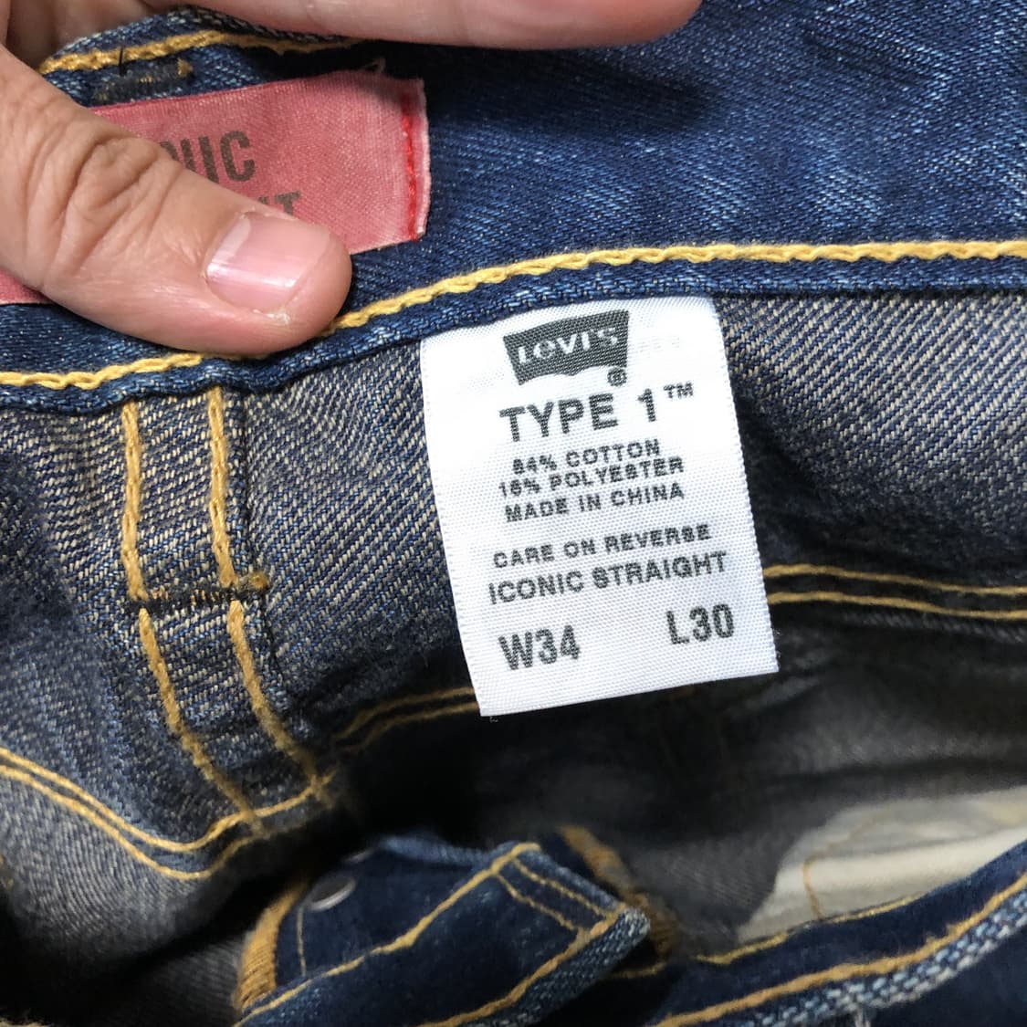 (34) 리바이스 Levi's 타입원 아이코닉 스트레이트핏 데님 상품이미지5