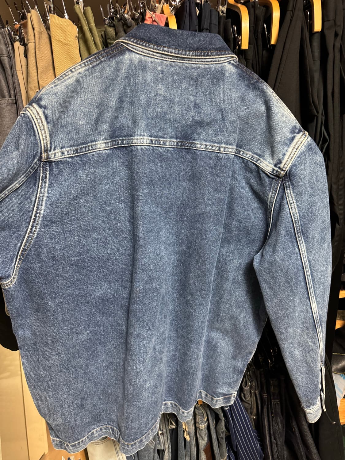 COS(코스) 데님 투웨이 집업 자켓 XL 상품이미지5