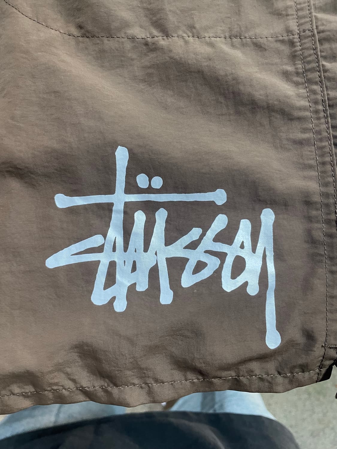 스투시 빅 베이직 워터 쇼츠 커피(새상품) 상품이미지2