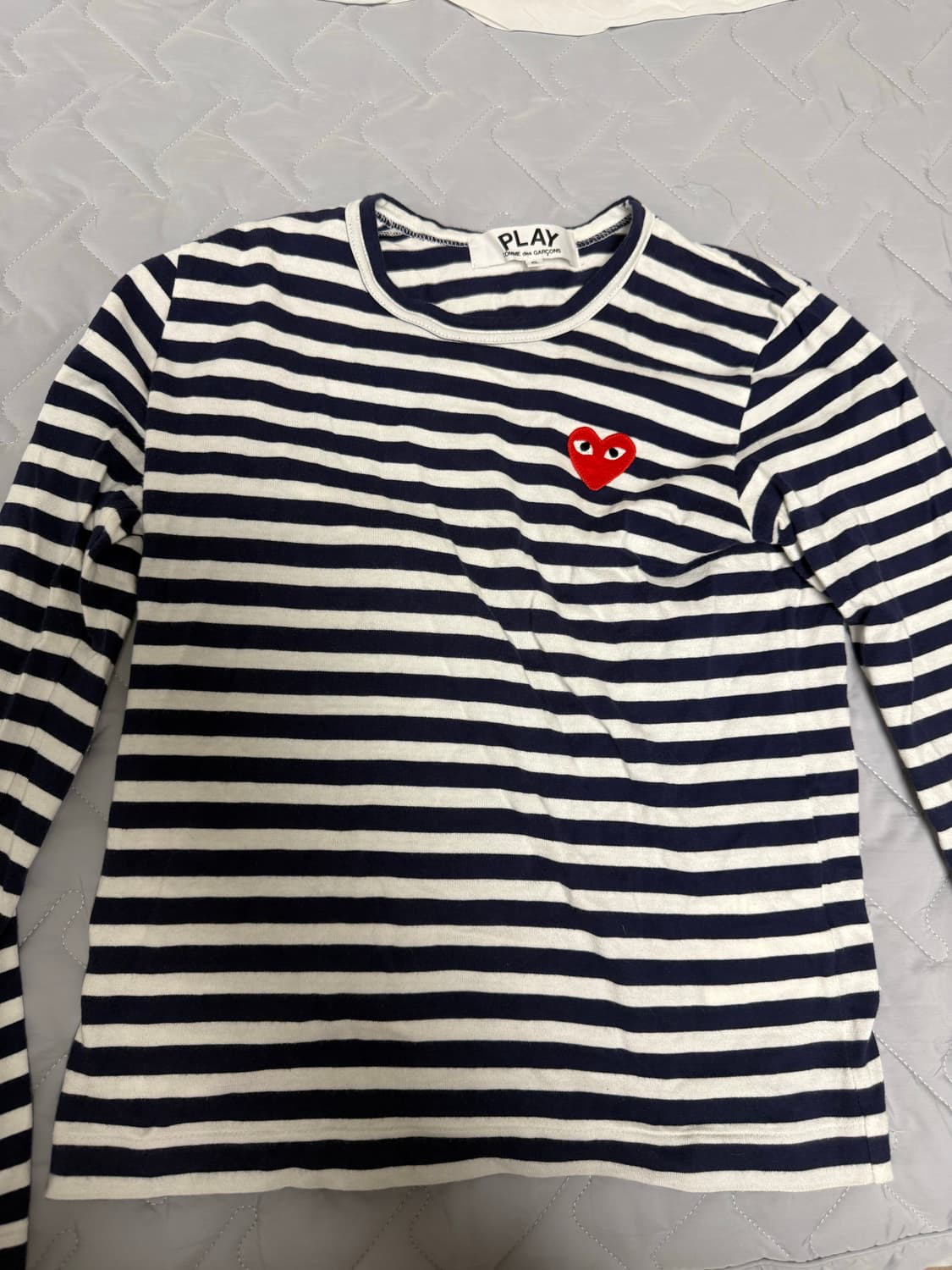 꼼데가르송 롱슬리브 네이비 상품이미지1