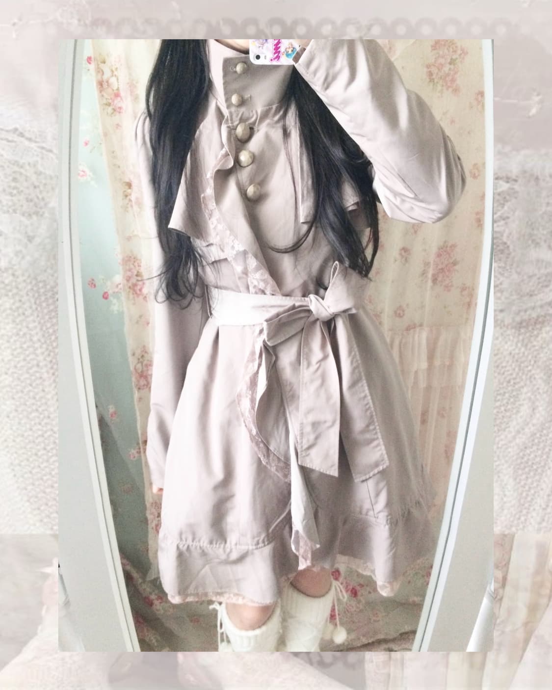 Vintage JPN brand mute brown prill coat 상품이미지6