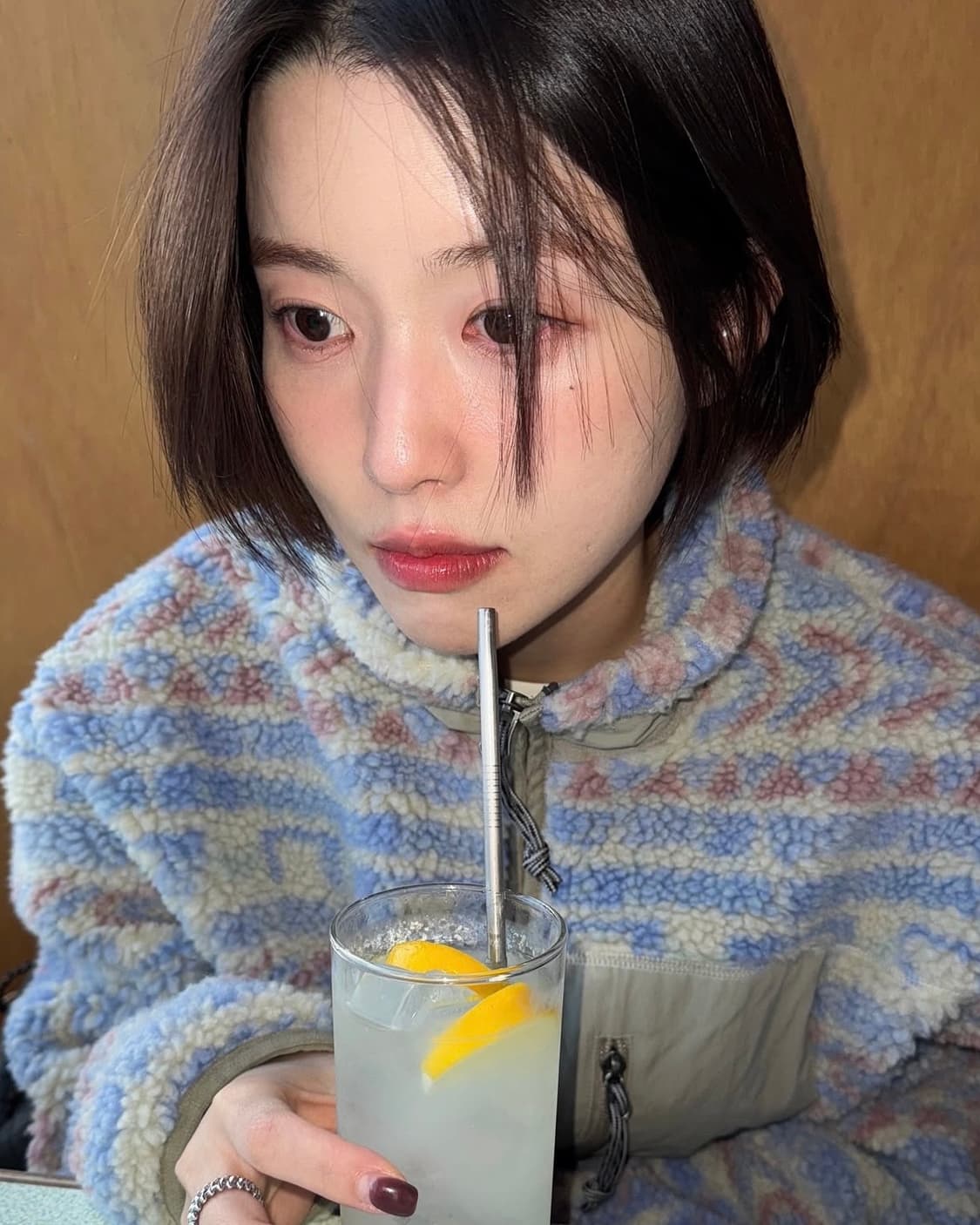 디스이즈네버댓 SP 쉐르파 플리스 자켓 스톤 뽀글이 상품이미지2