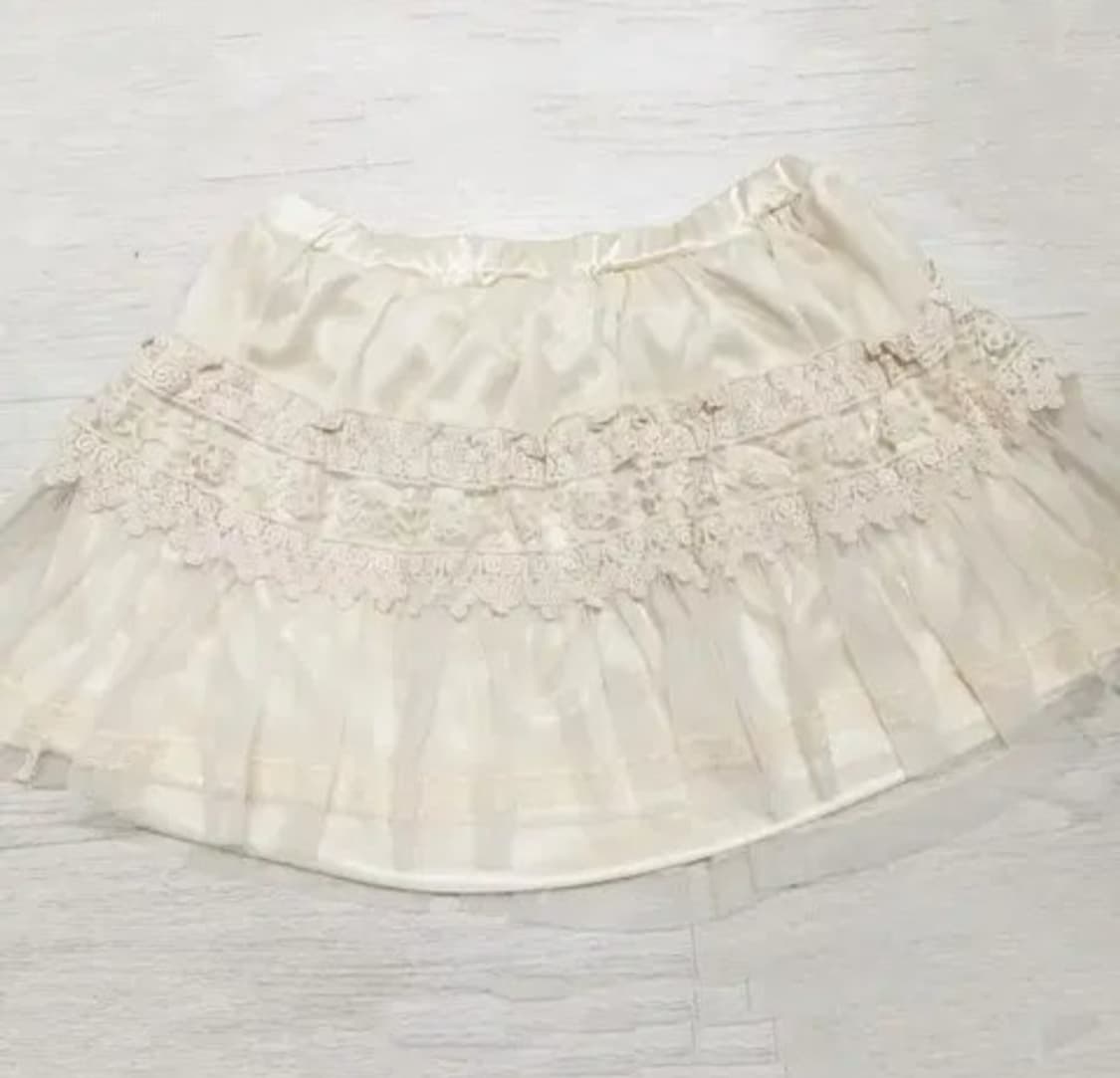 빈티지튜튜스커트히메갸루핀터깔일브달천대장y2k로걀플리츠치마레이스프릴캐캐체깔 상품이미지1