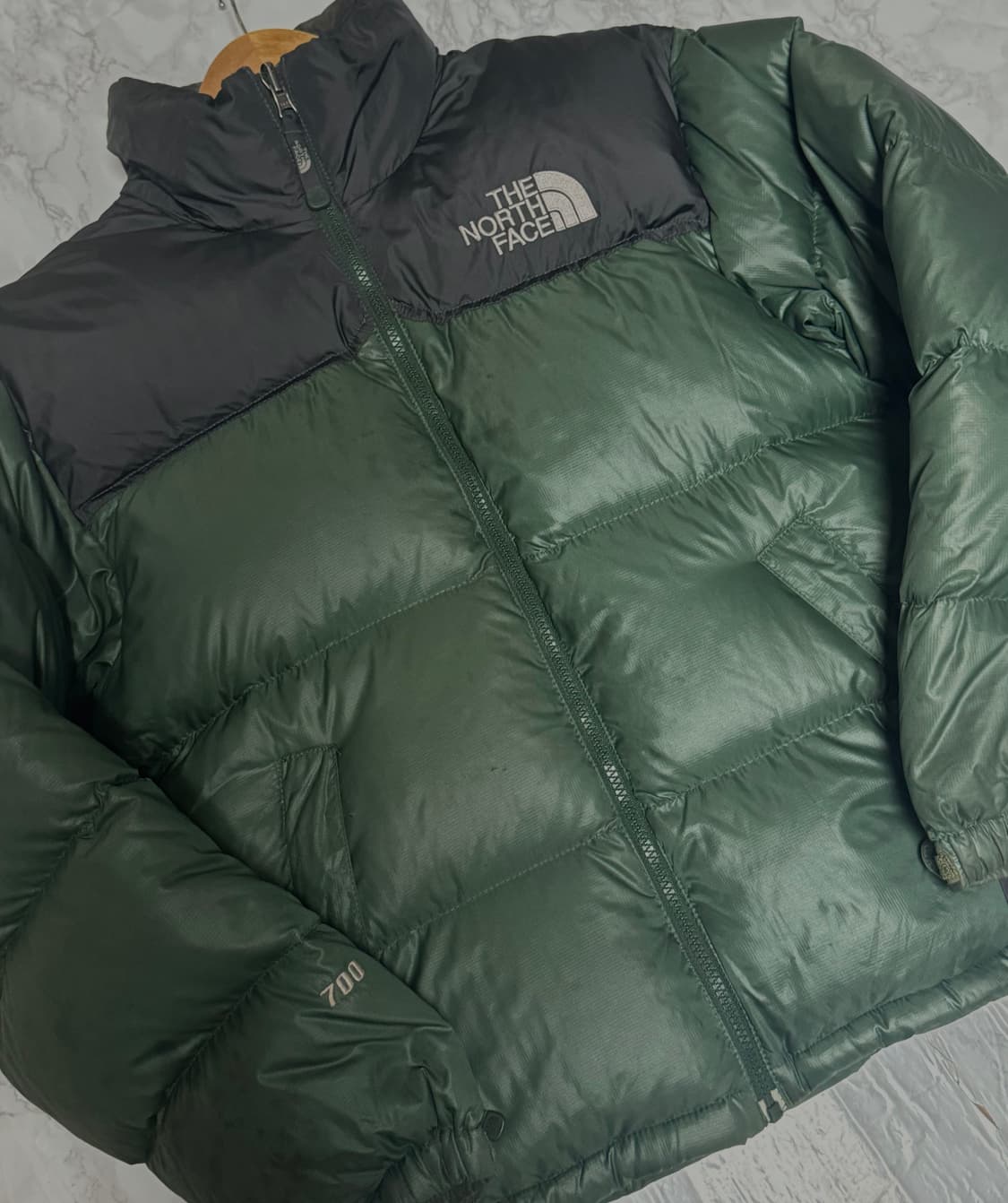 노스페이스 700 눕시 딥그린 패딩 자켓 상품이미지3