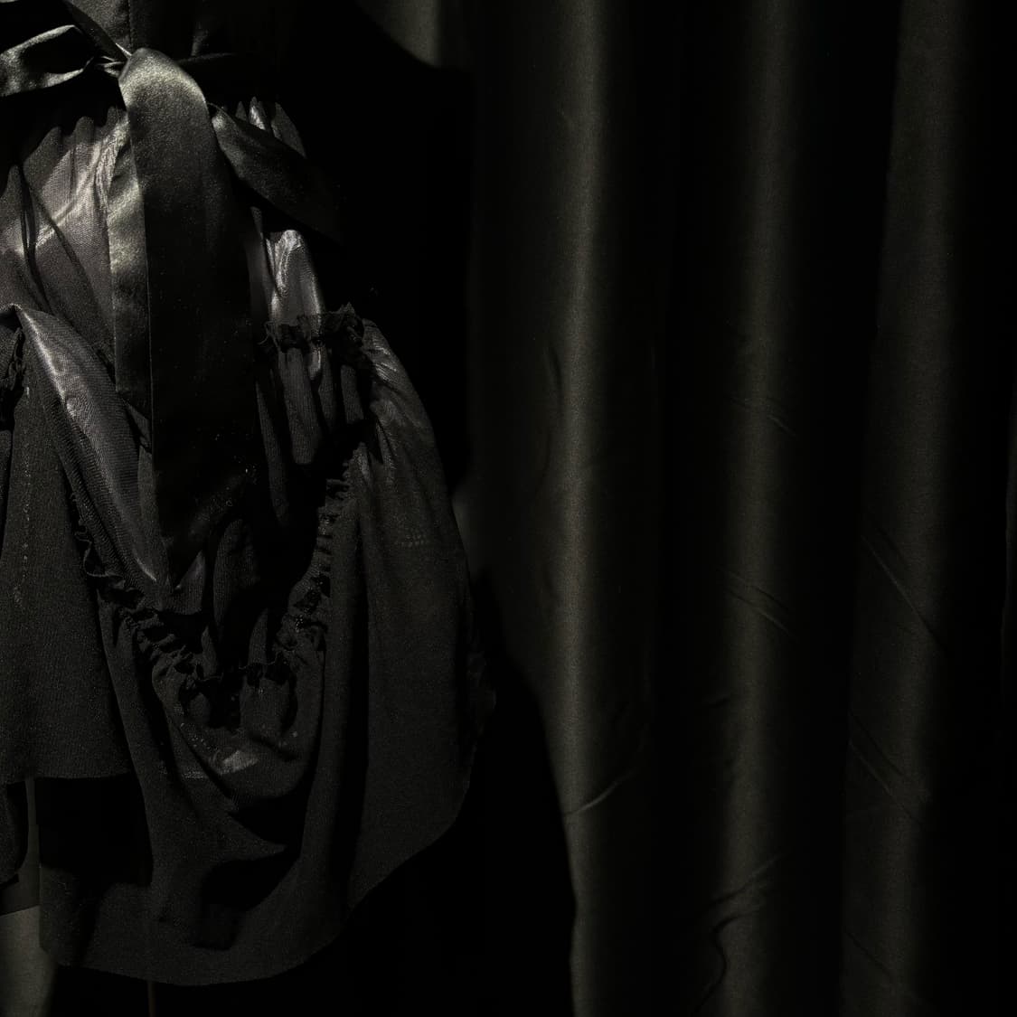 빅 리본 포인트 퍼프 원피스 상품이미지4