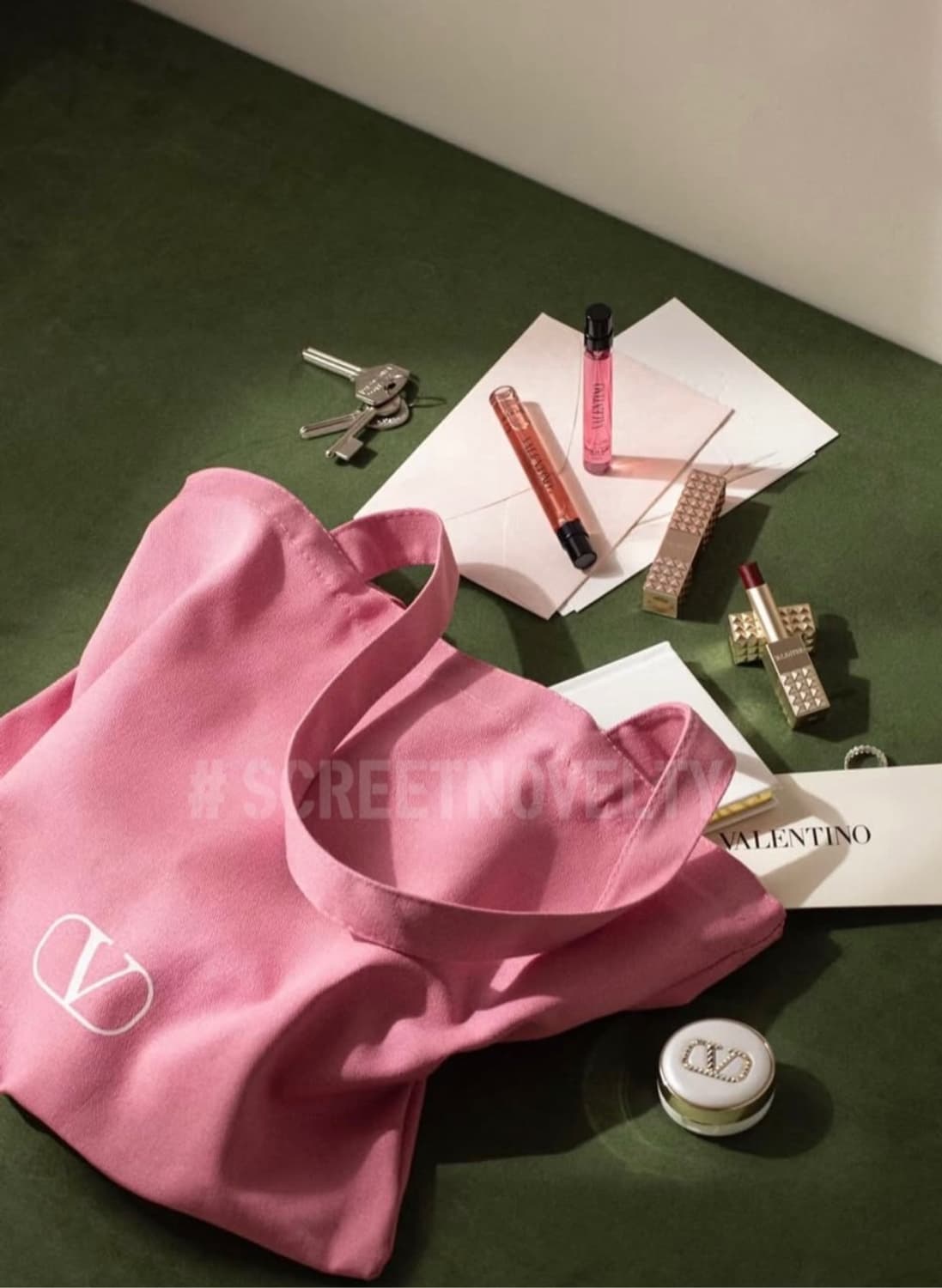 발렌티노뷰티 빅 에코백 숄더백 핑크 상품이미지5