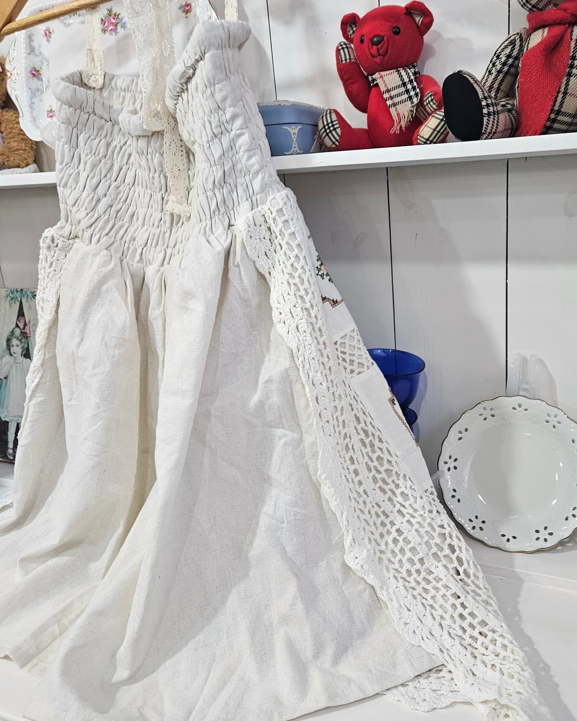 빈티지 아일렛 자수 크로쉐원피스 상품이미지6