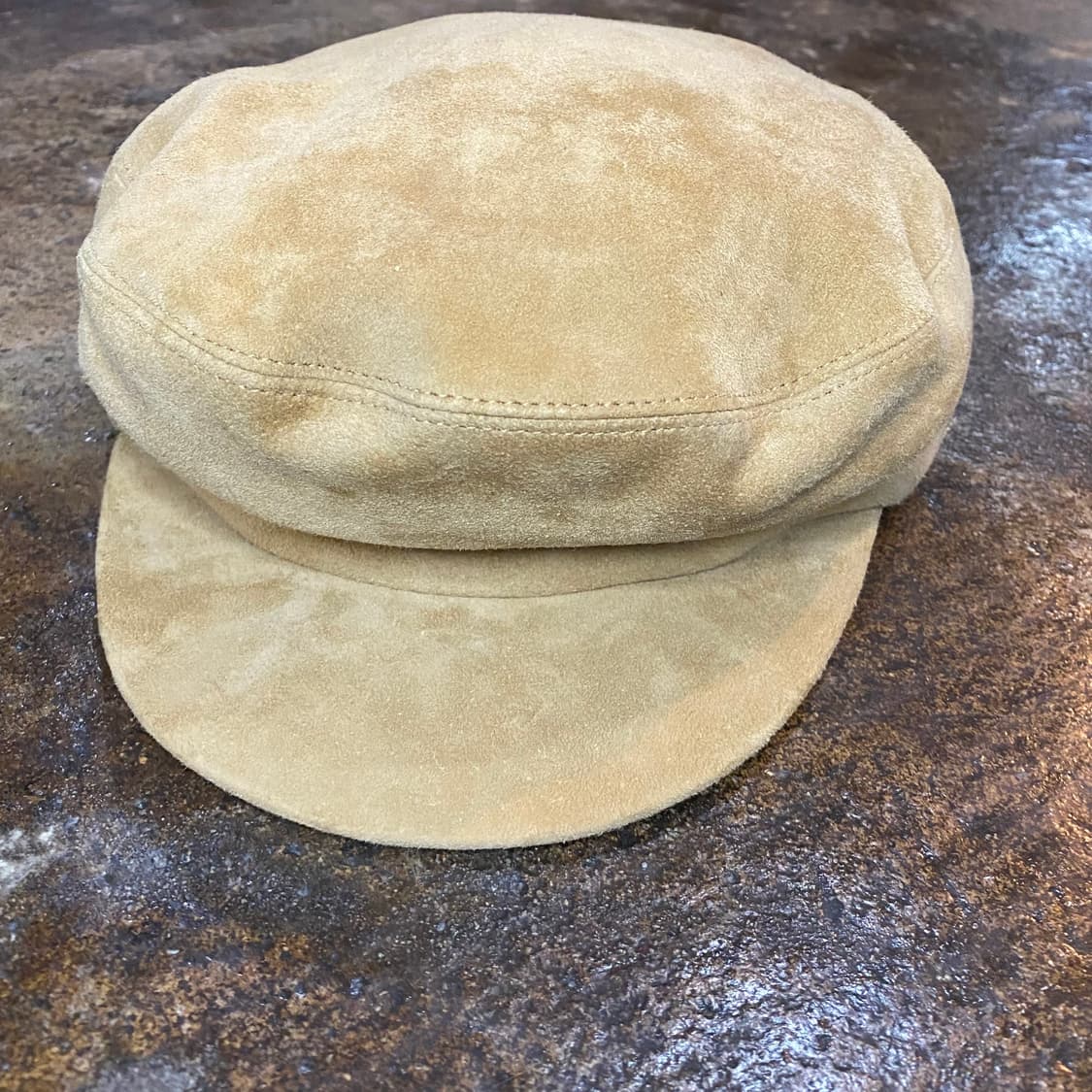 키지마타카유키 고트 스웨이드 캡 상품이미지1