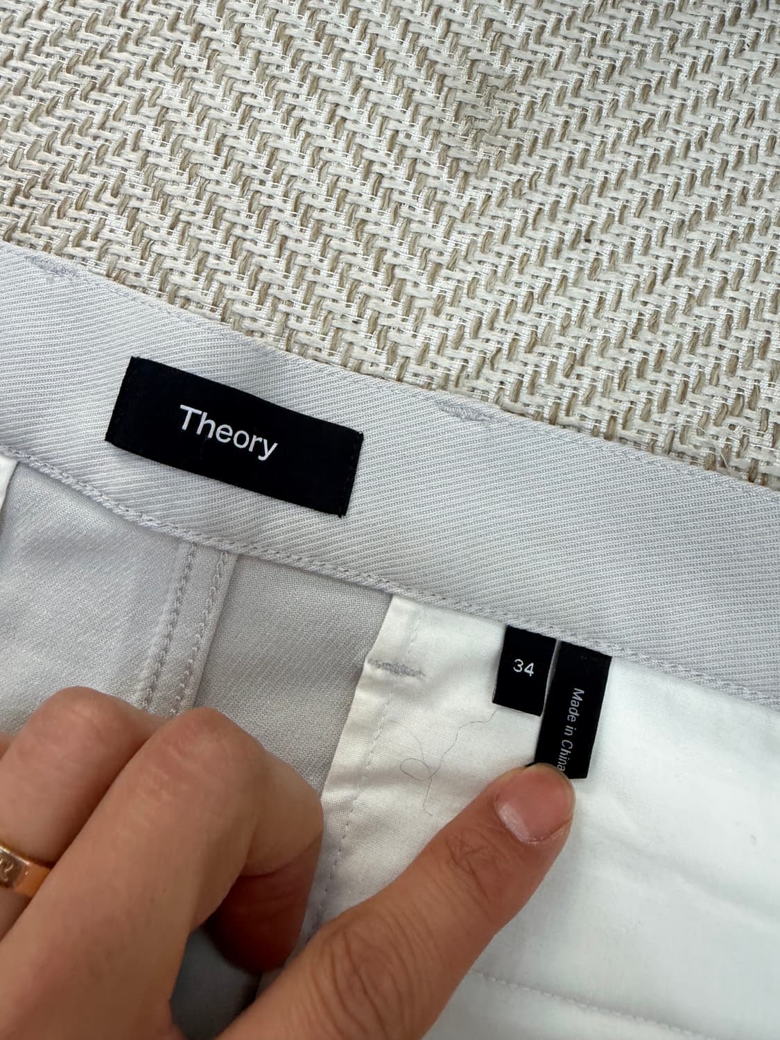 정품) Theory 띠어리 25ss 남성 새제품급 바지 34 상품이미지6