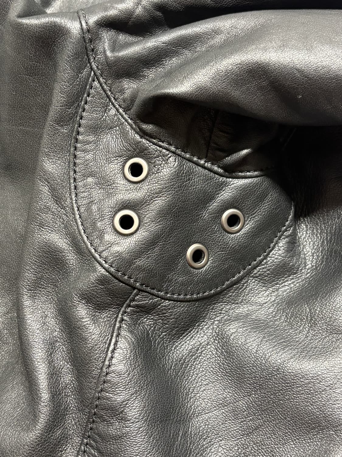 코치 14aw 레더 봄버 자켓 상품이미지9