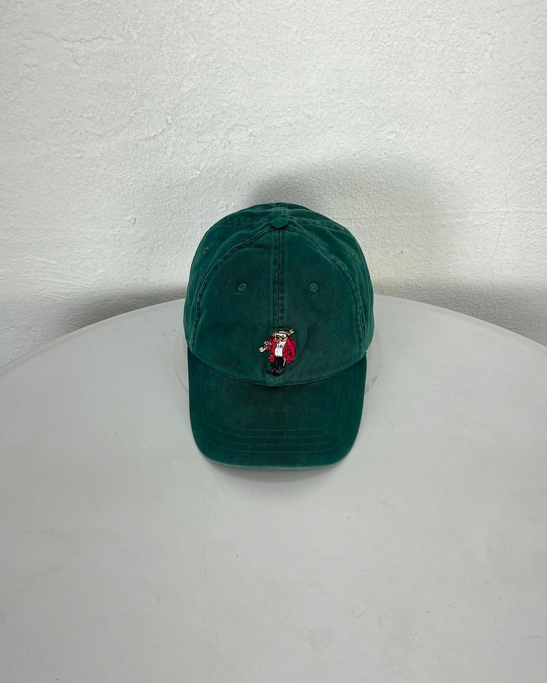 90s 폴로 랄프로렌 딥 그린 폴로 베어 볼캡 상품이미지2