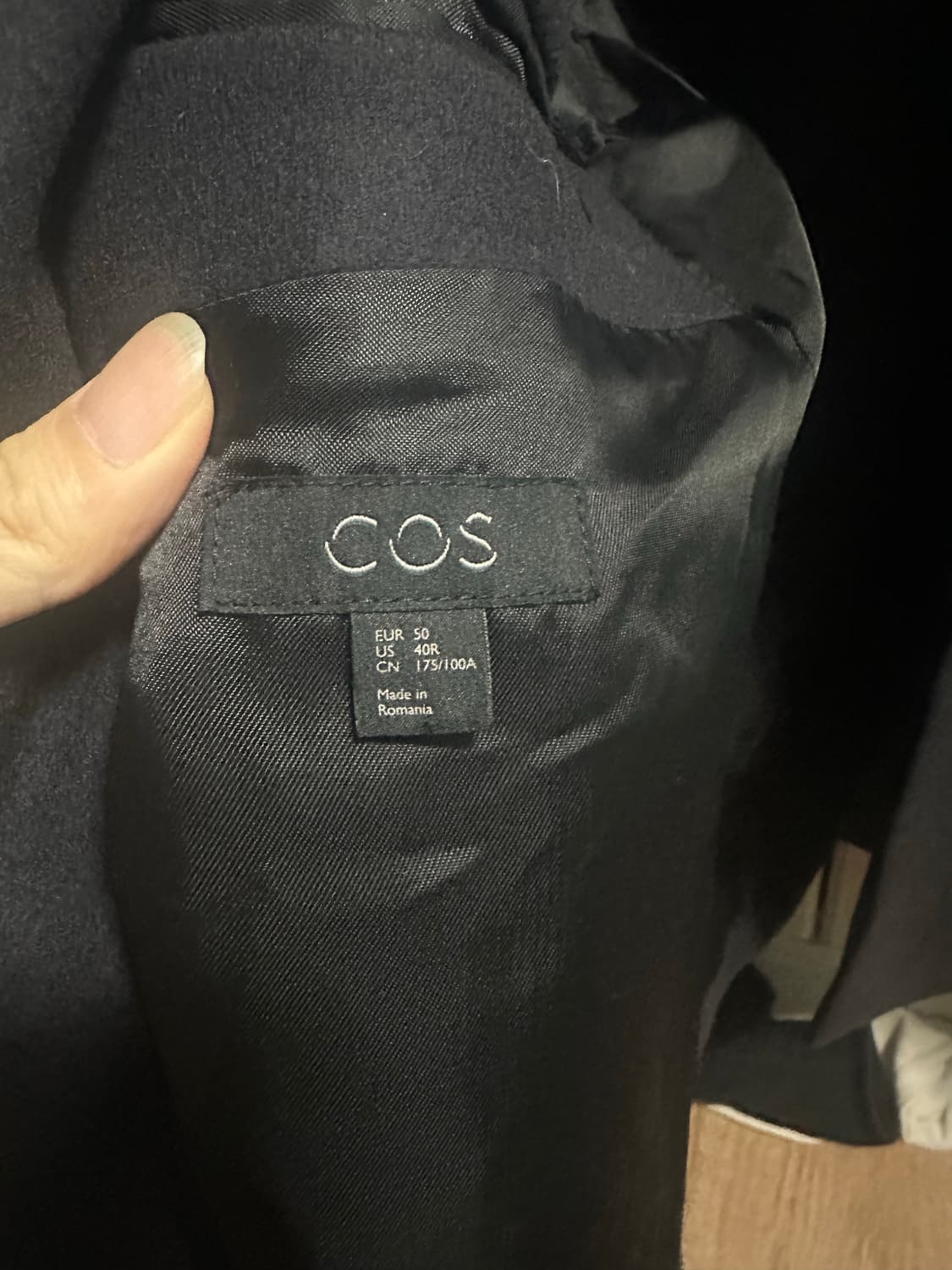 cos 울 히든버튼 자켓 상품이미지4