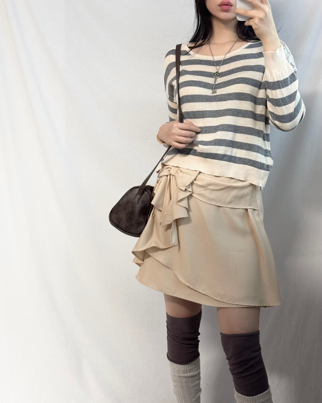 레스트로즈 리본 모티브 스커트 상품이미지9